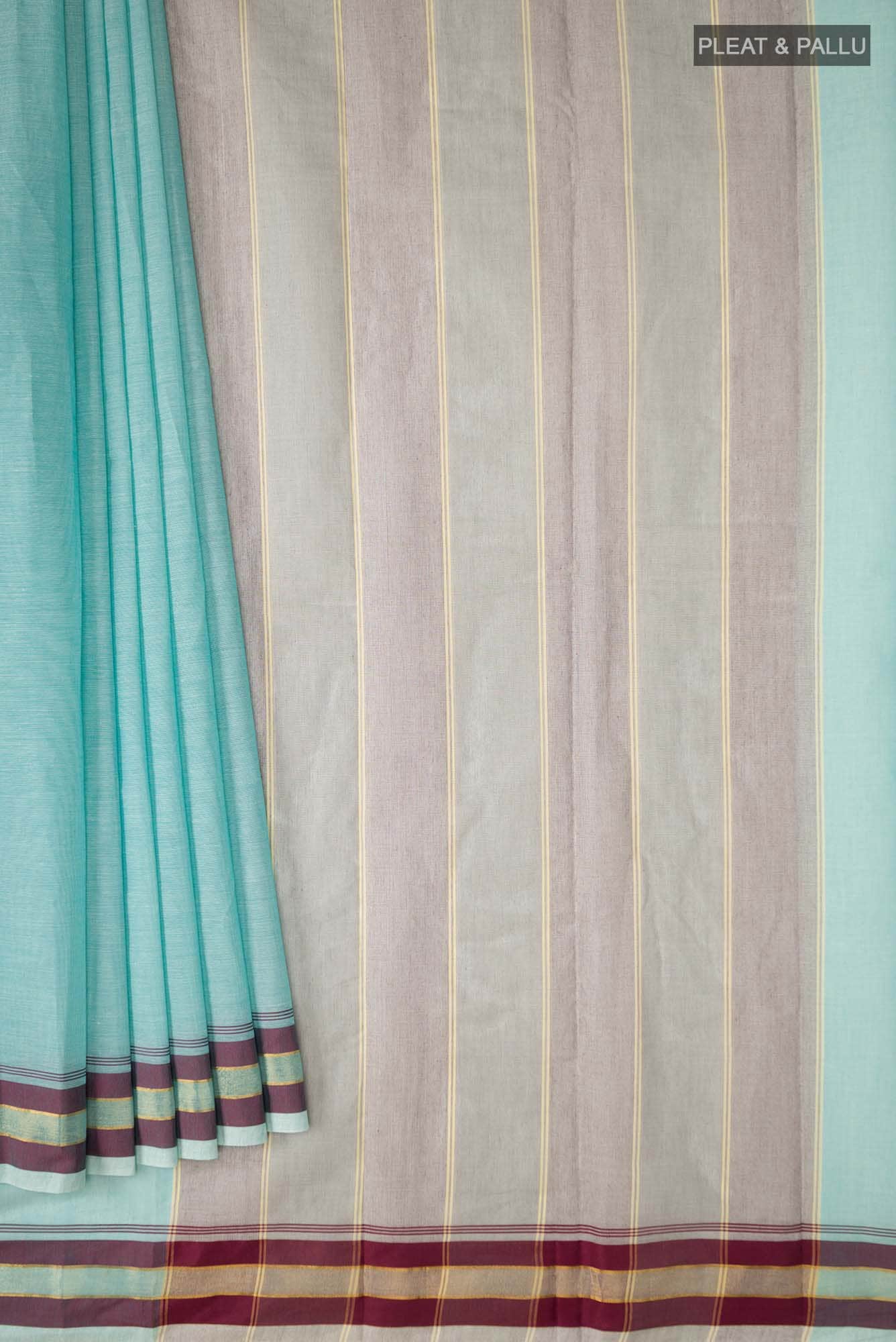 Blue Kanchi Cotton Saree