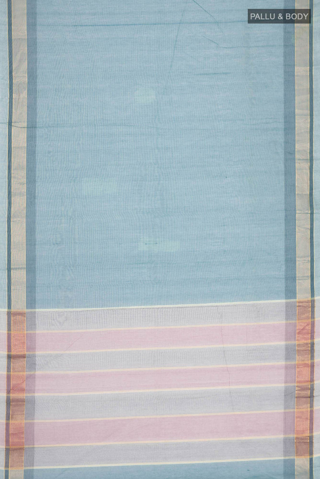 Blue Kanchi Cotton Saree