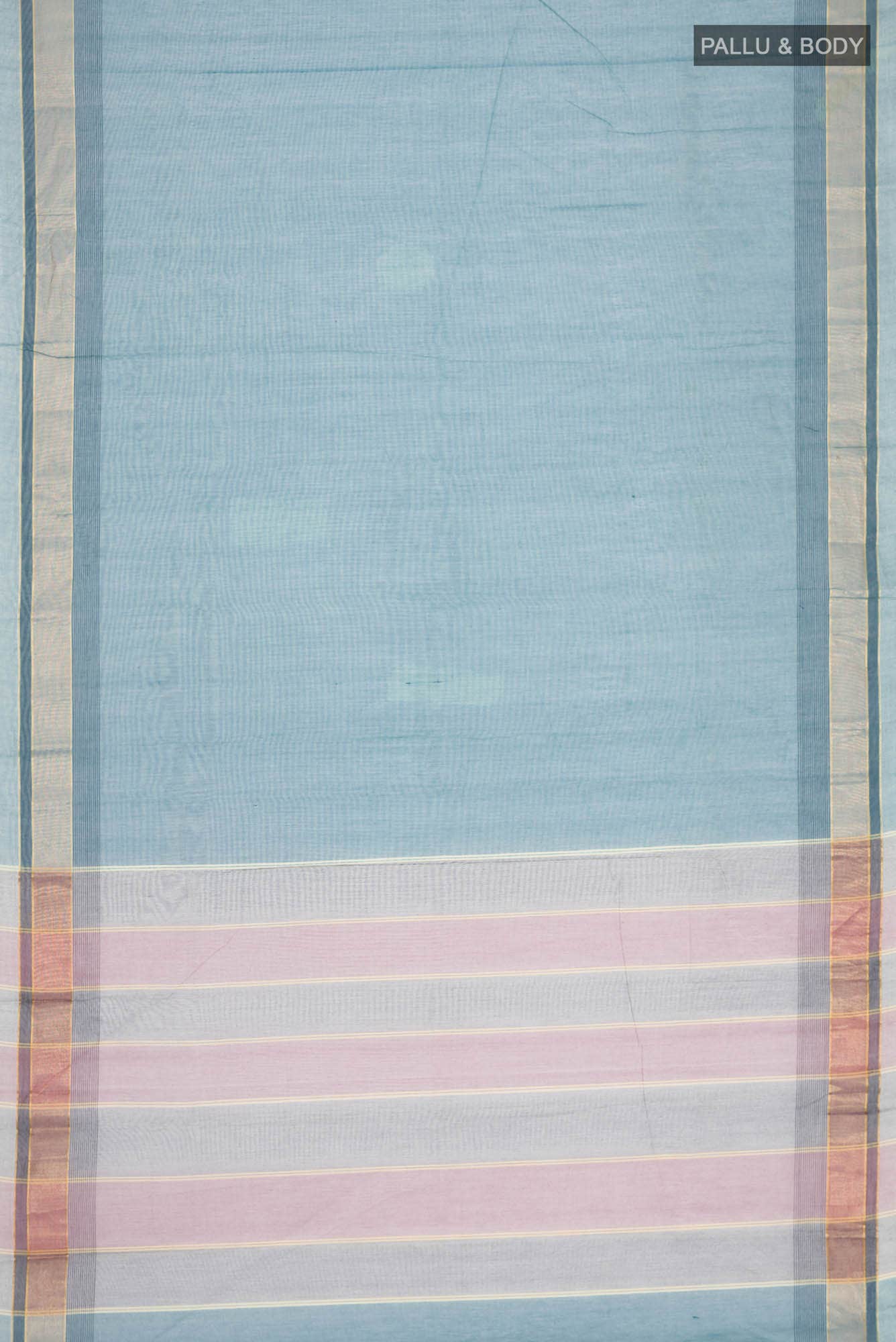 Blue Kanchi Cotton Saree