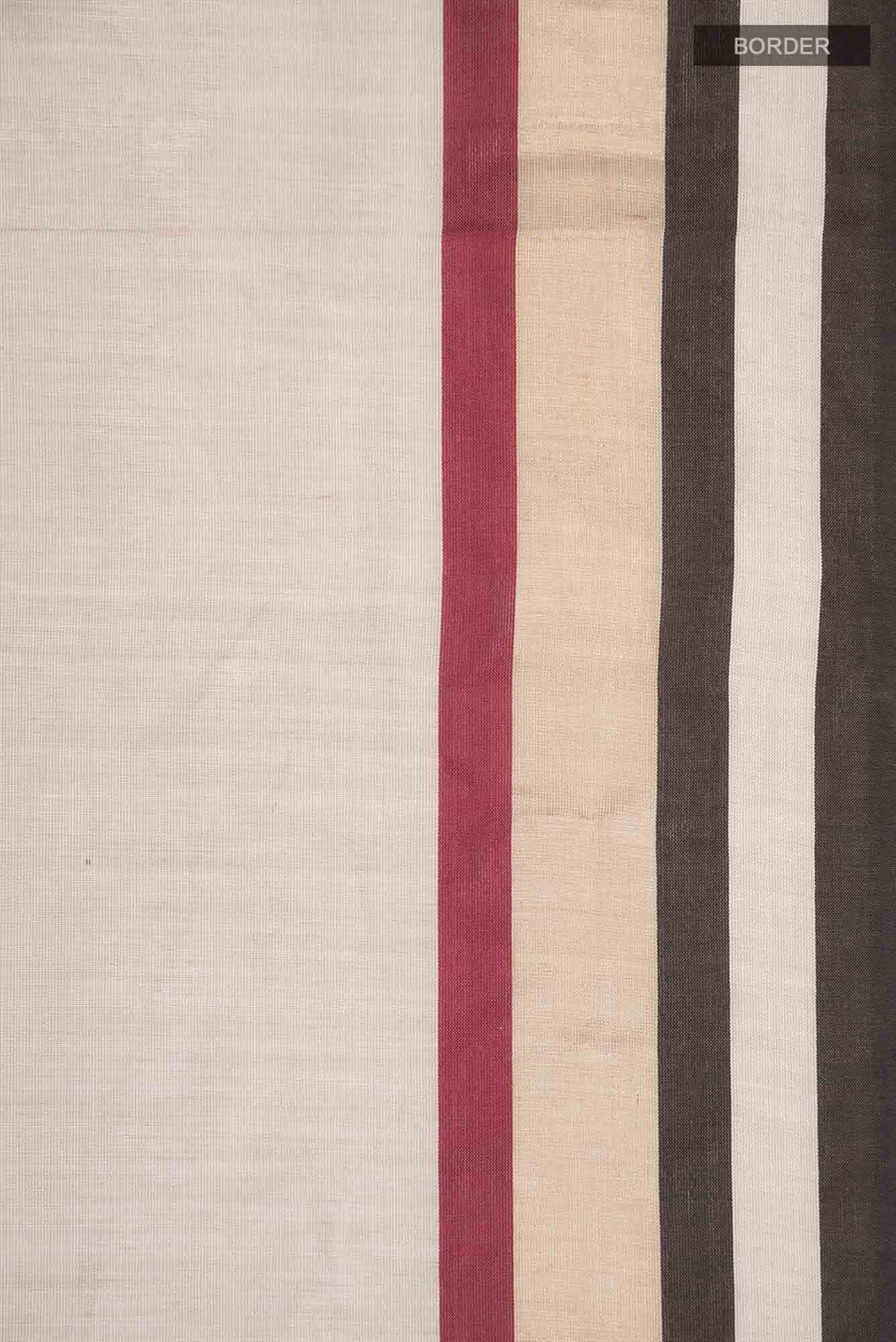 Beige Kanchi Cotton Saree