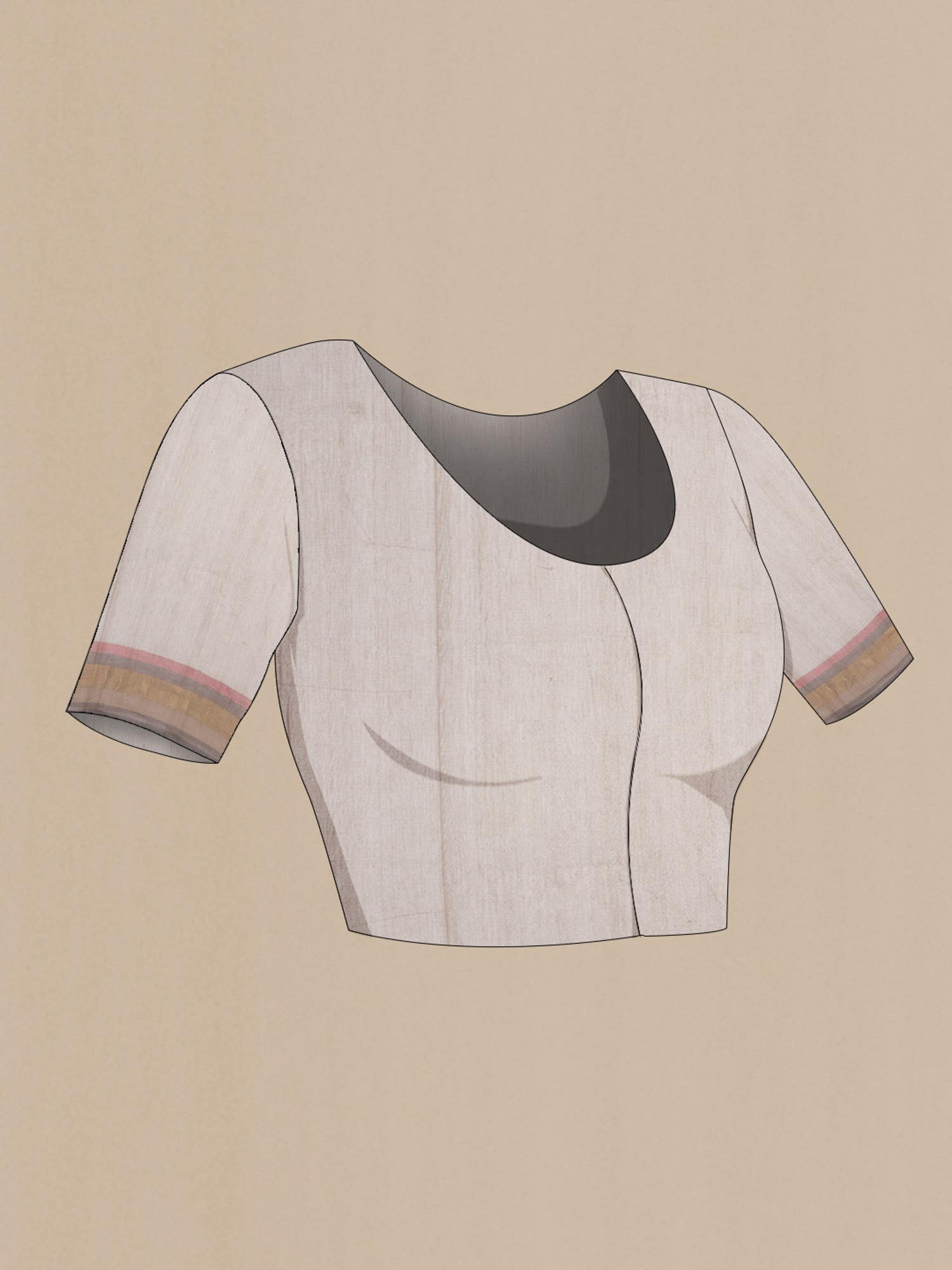 Brown Kanchi Cotton Saree