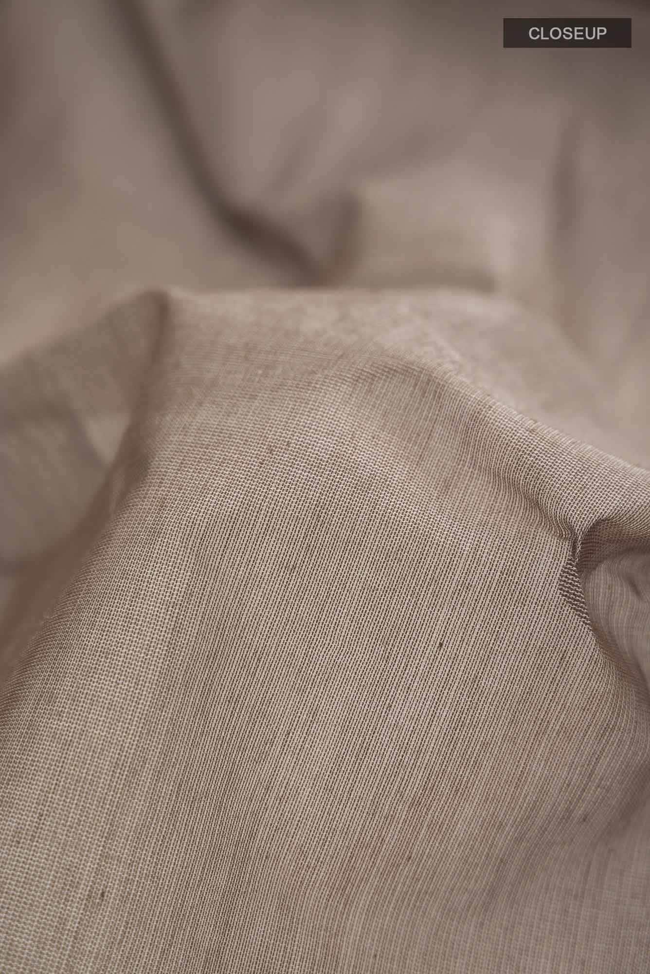 Brown Kanchi Cotton Saree