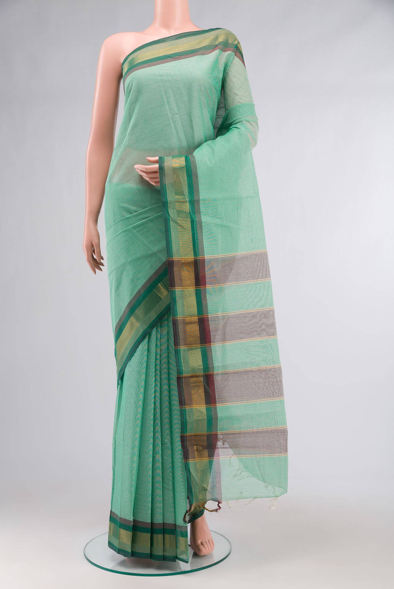 Green Kanchi Cotton Saree