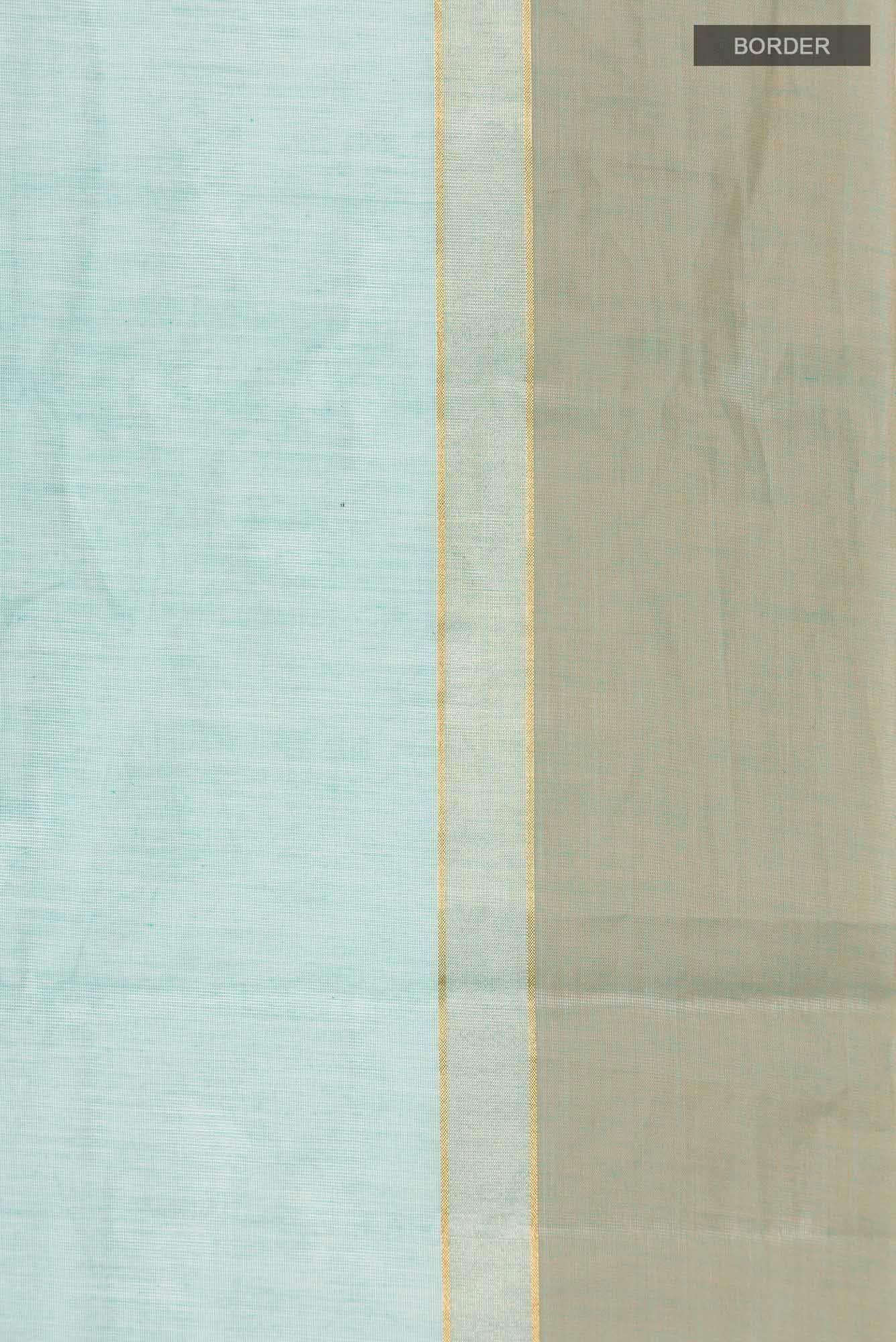 Blue Kanchi Cotton Saree