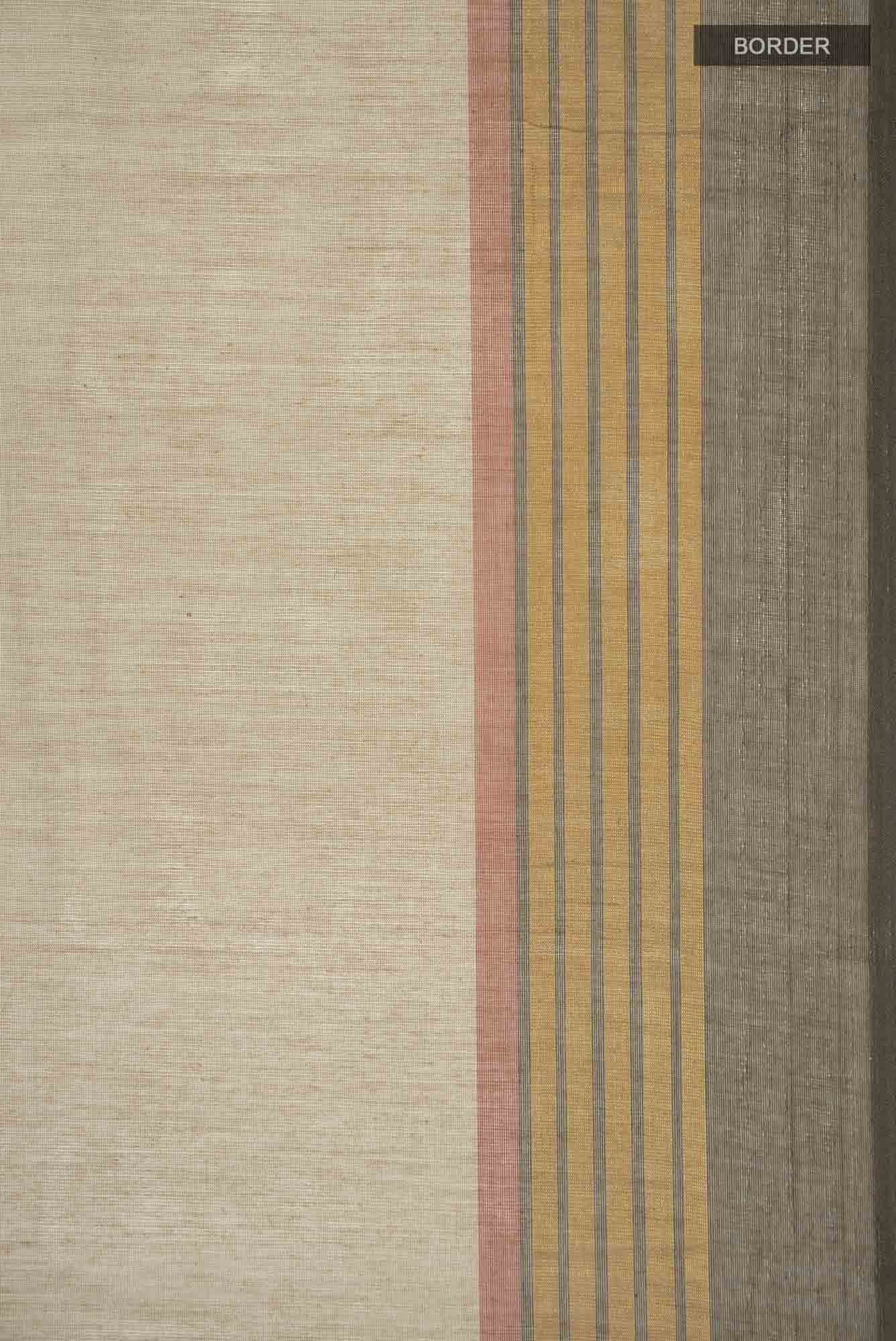Beige Kanchi Cotton Saree