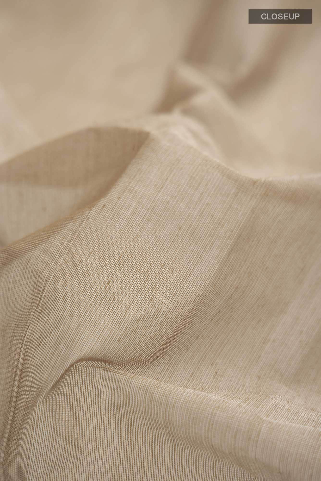 Beige Kanchi Cotton Saree
