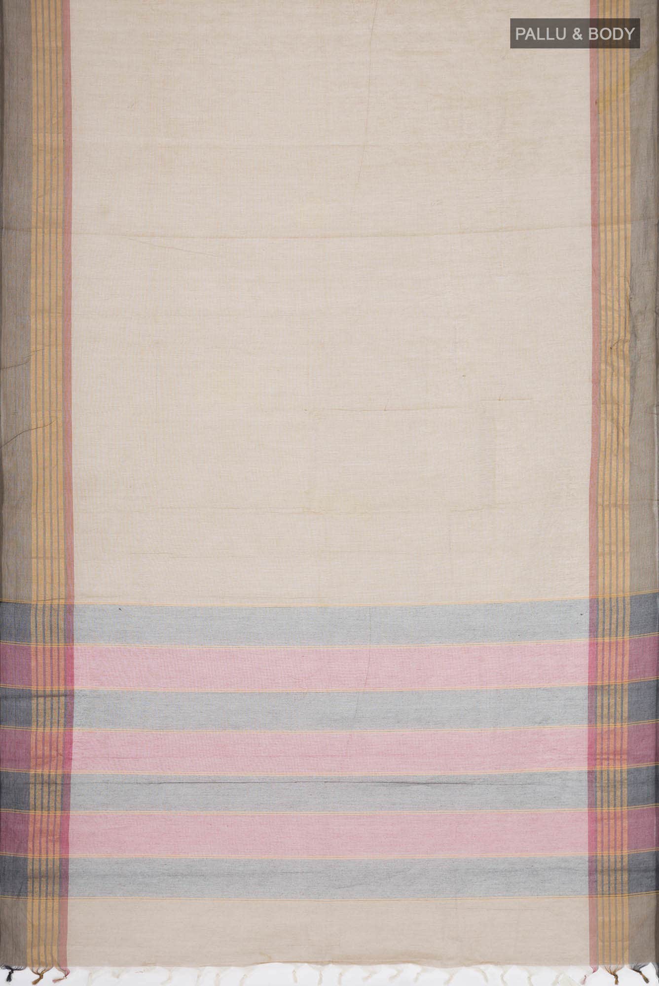 Beige Kanchi Cotton Saree