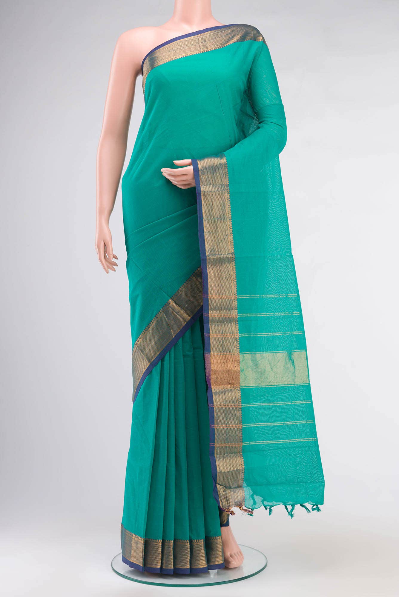 Green Kanchi Cotton Saree