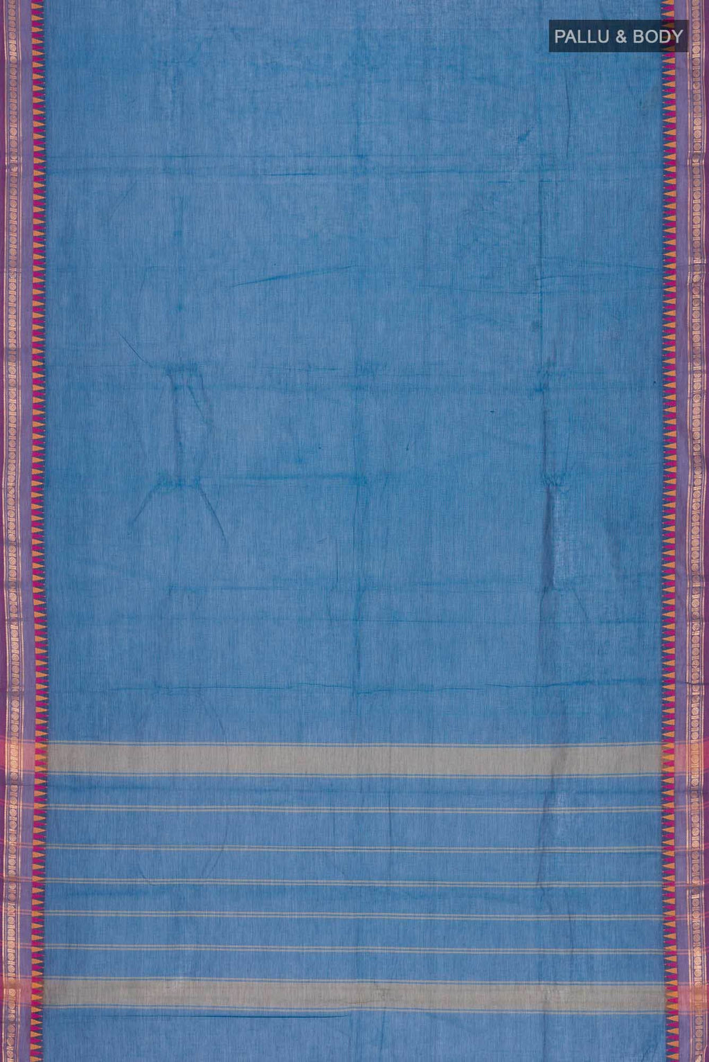 Blue Kanchi Cotton Saree