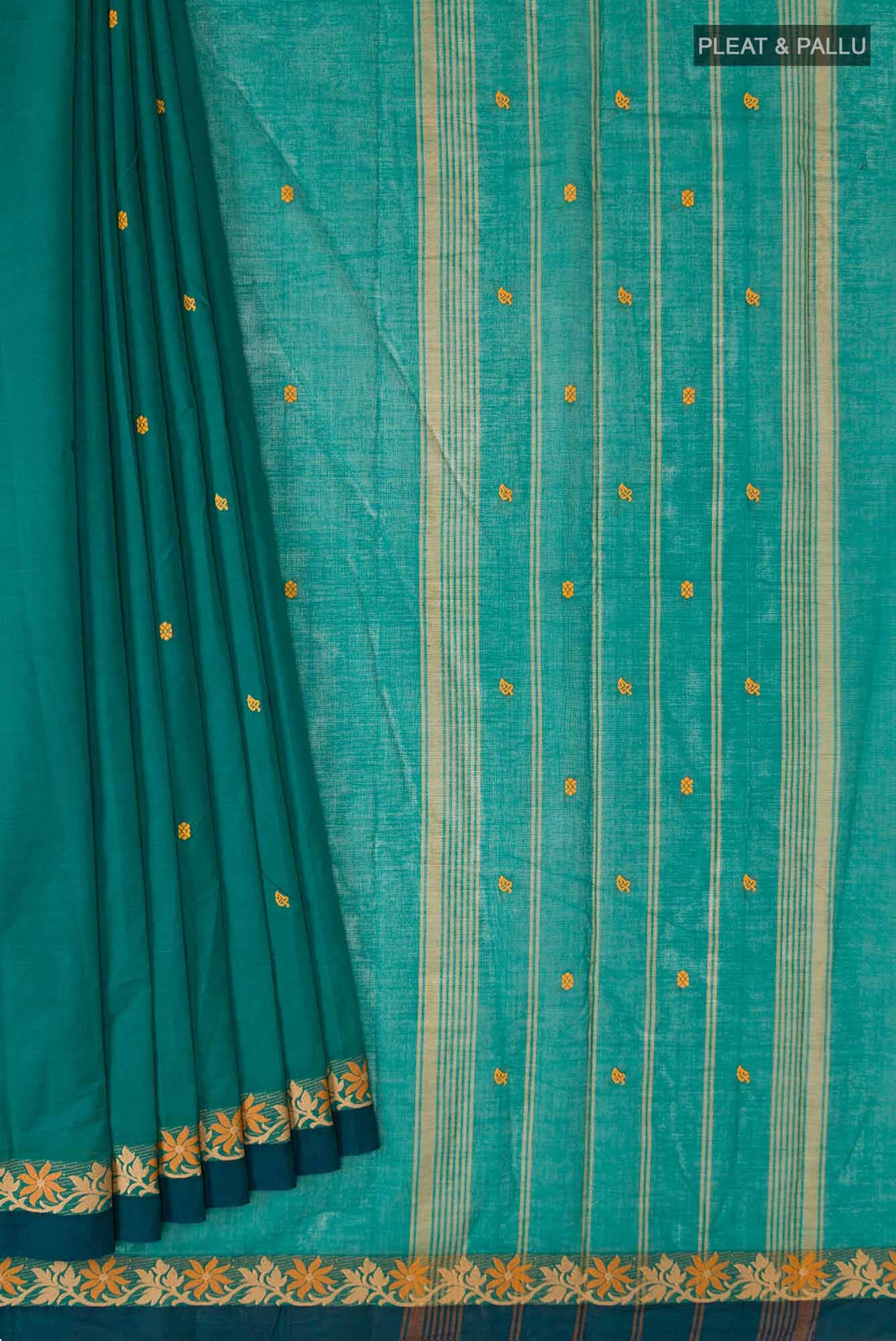 Green Kanchi Cotton Saree