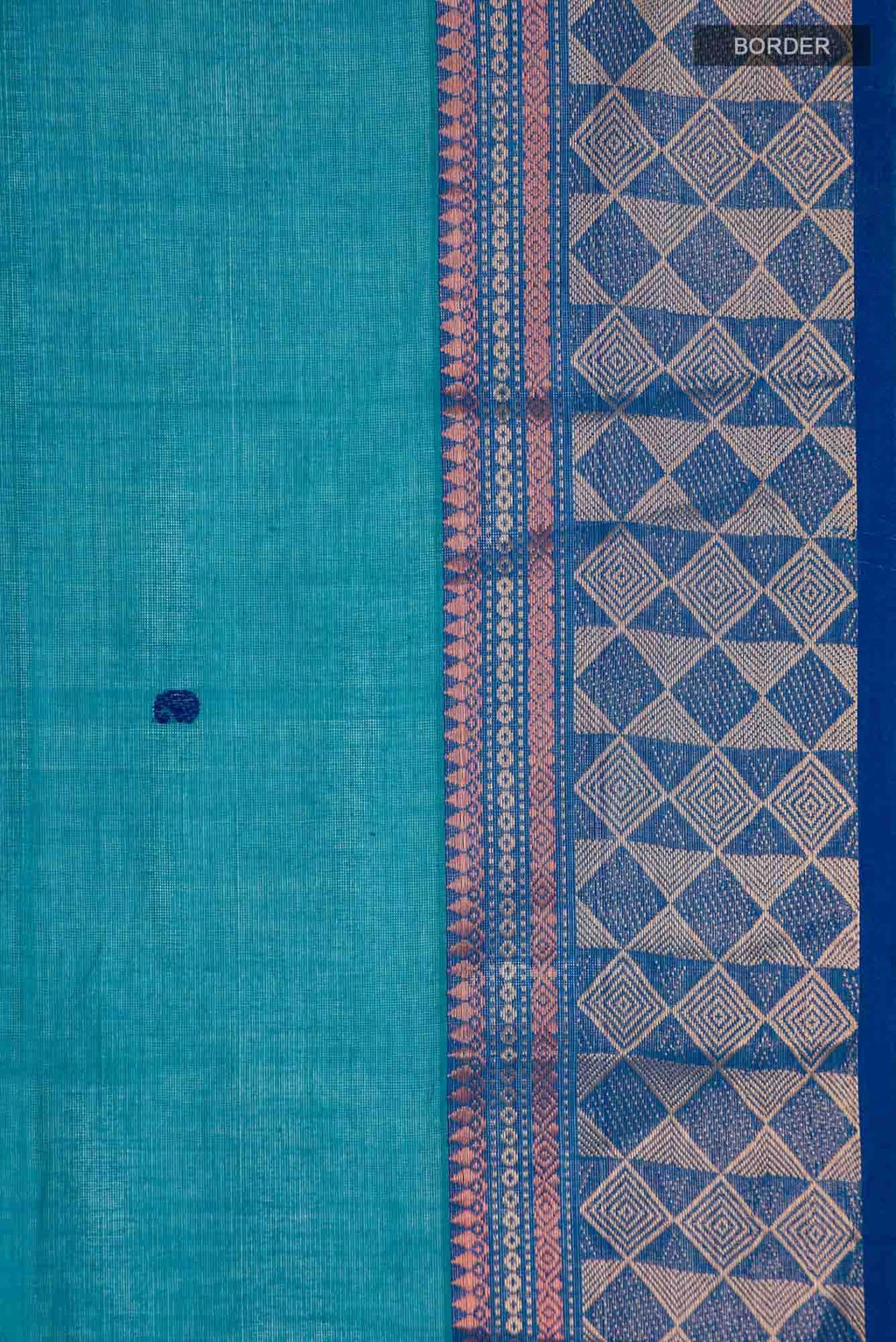 Blue Kanchi Cotton Saree