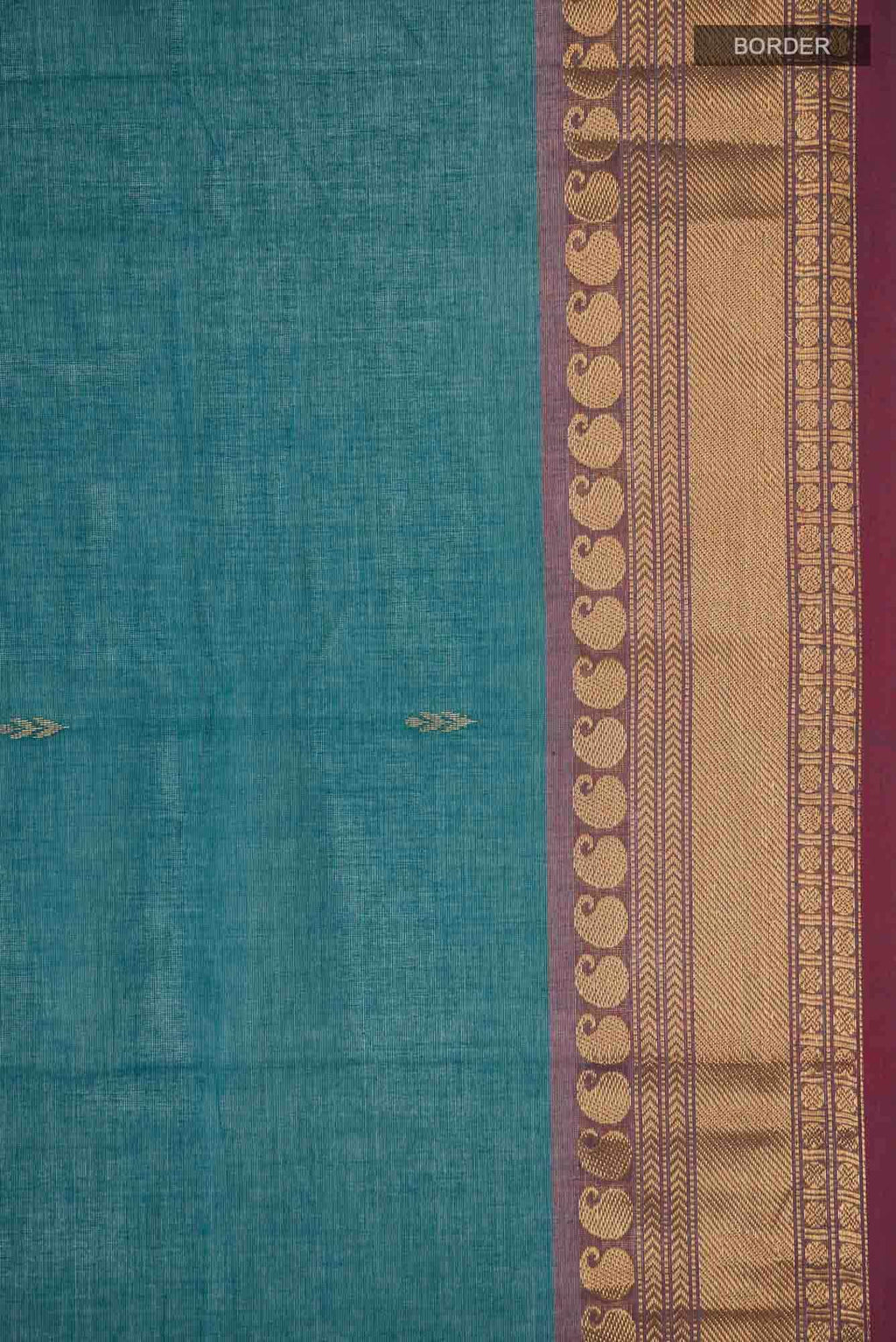 Blue Kanchi Cotton Saree