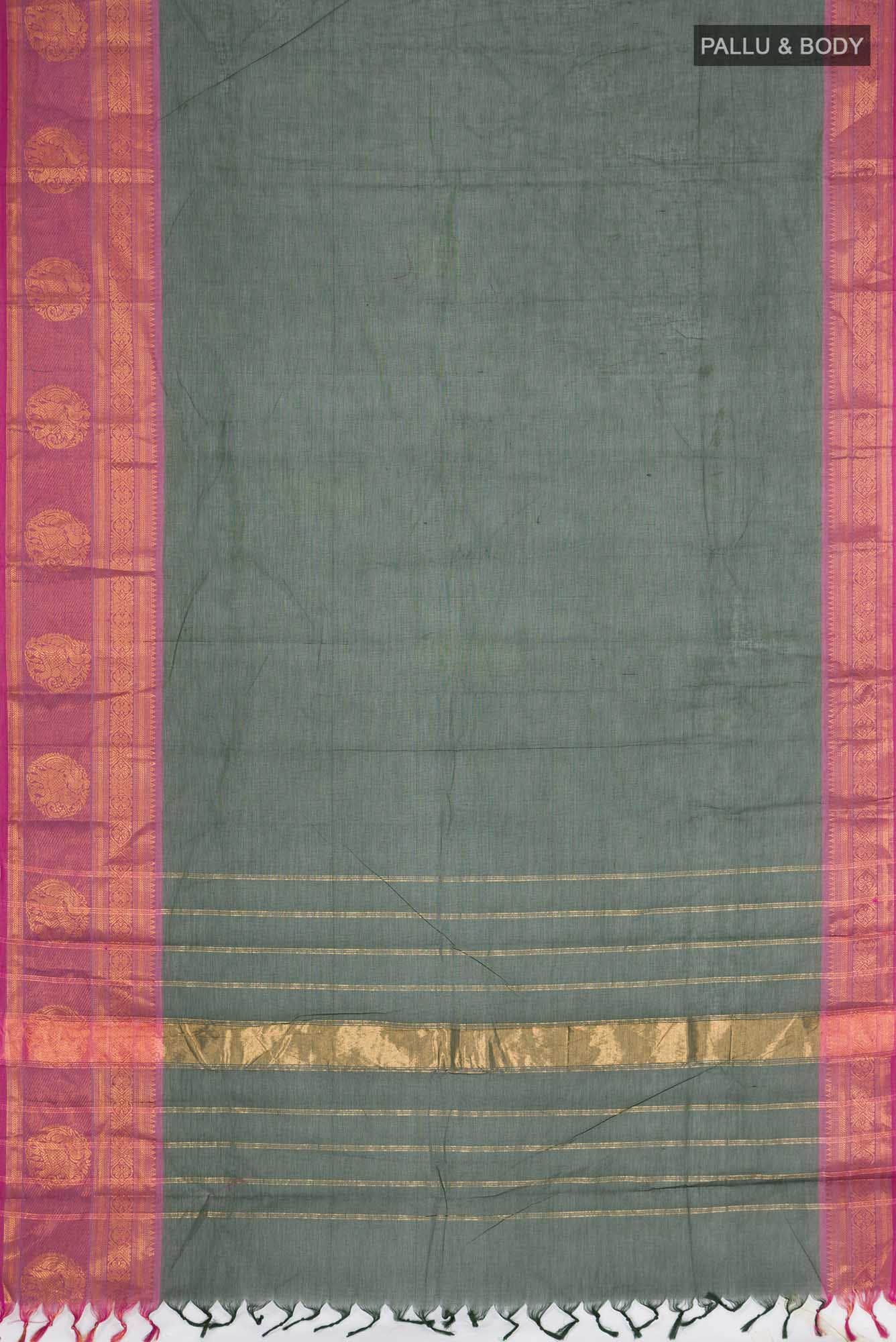 Green Kanchi Cotton Saree