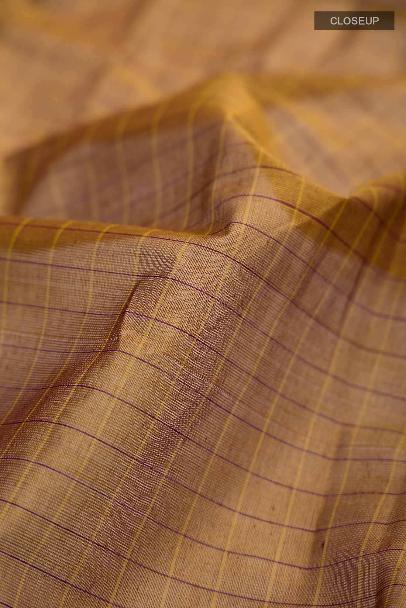 Brown Kanchi Cotton Saree