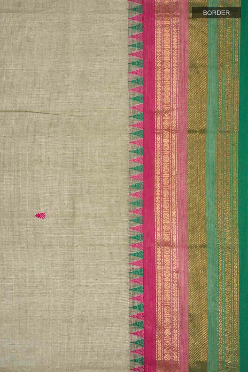 Green Kanchi Cotton Saree