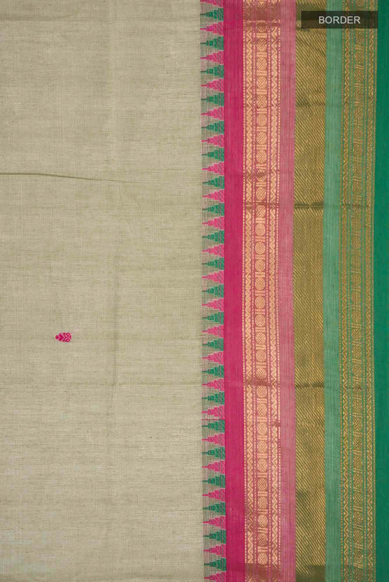 Green Kanchi Cotton Saree