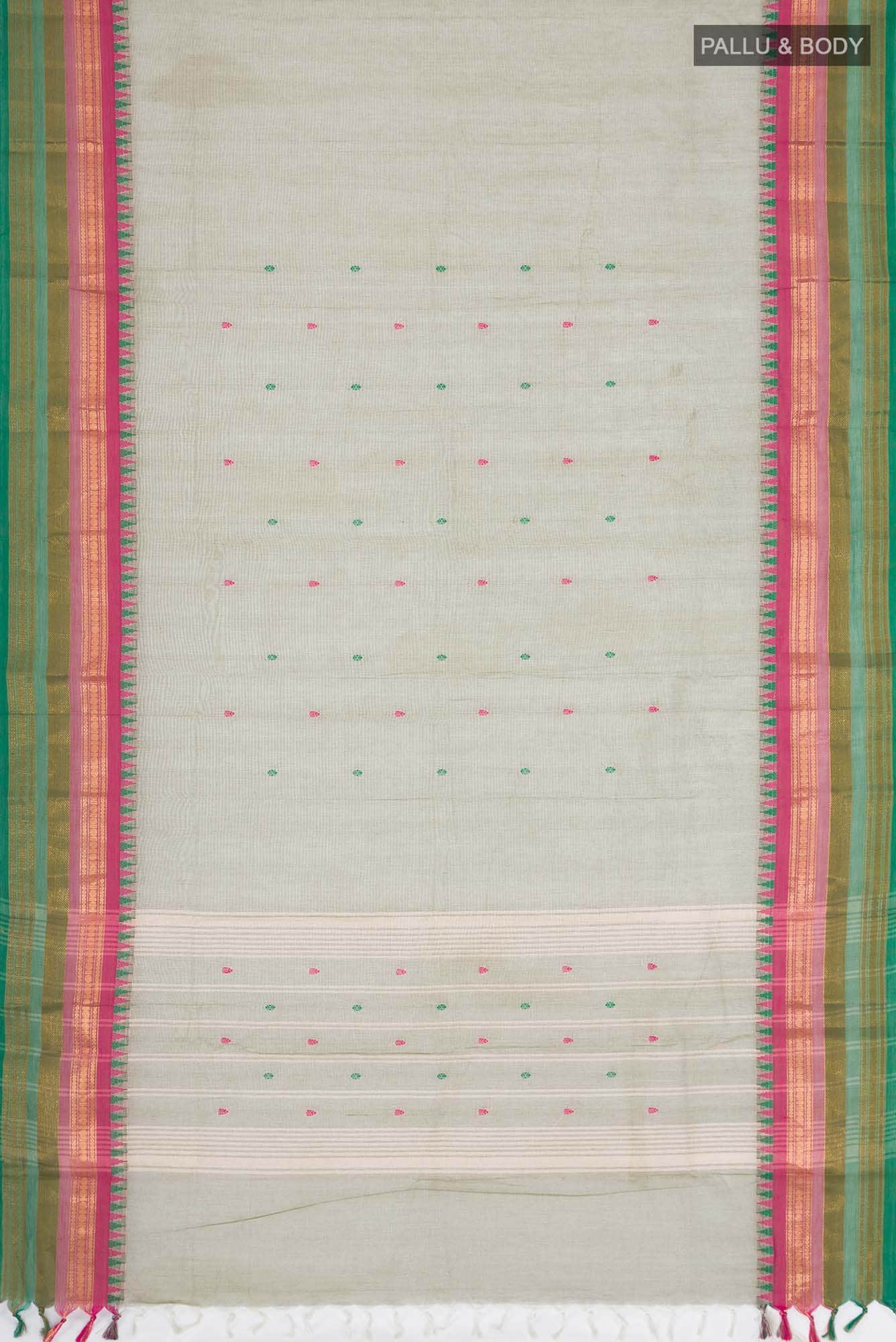 Green Kanchi Cotton Saree