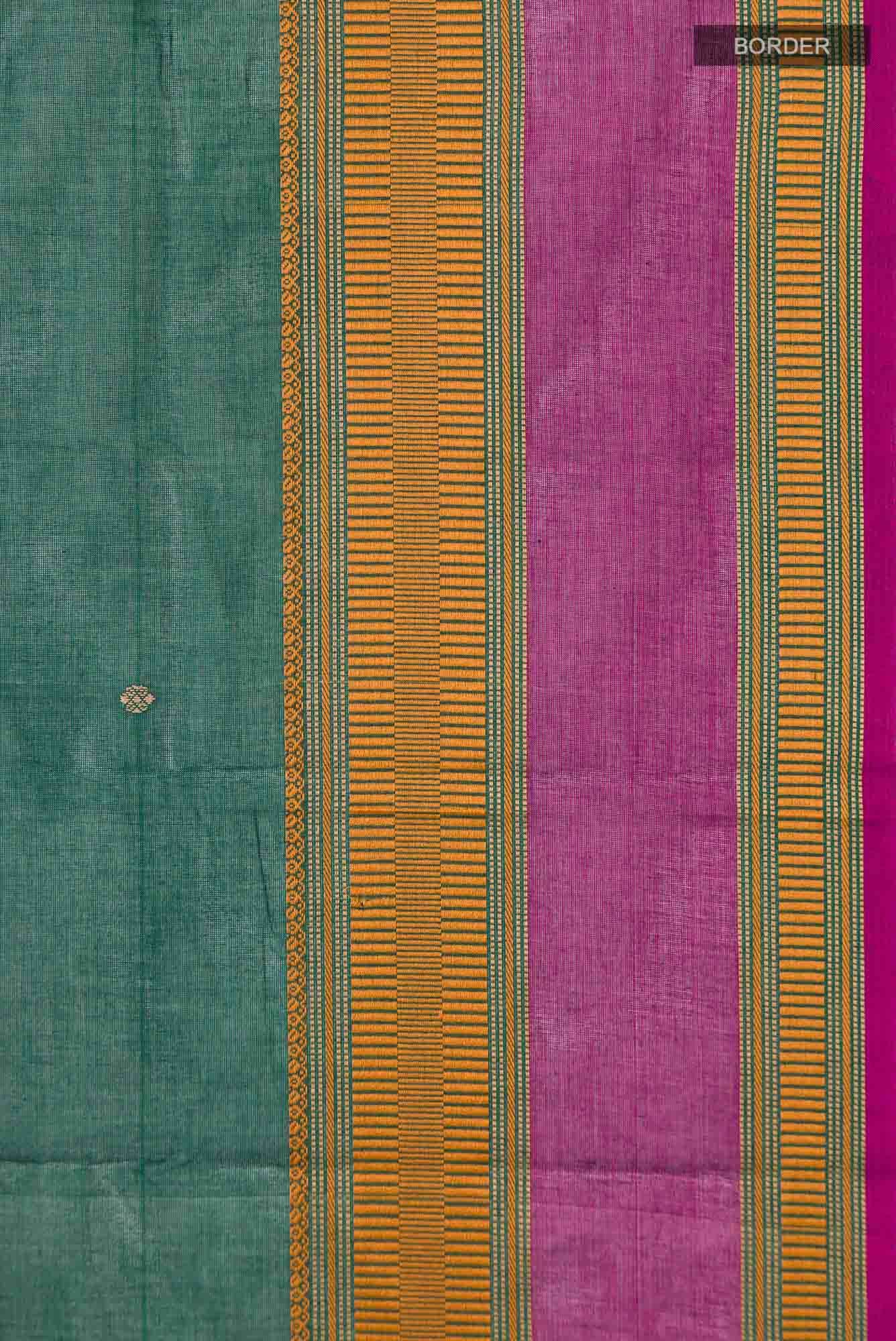 Green Kanchi Cotton Saree