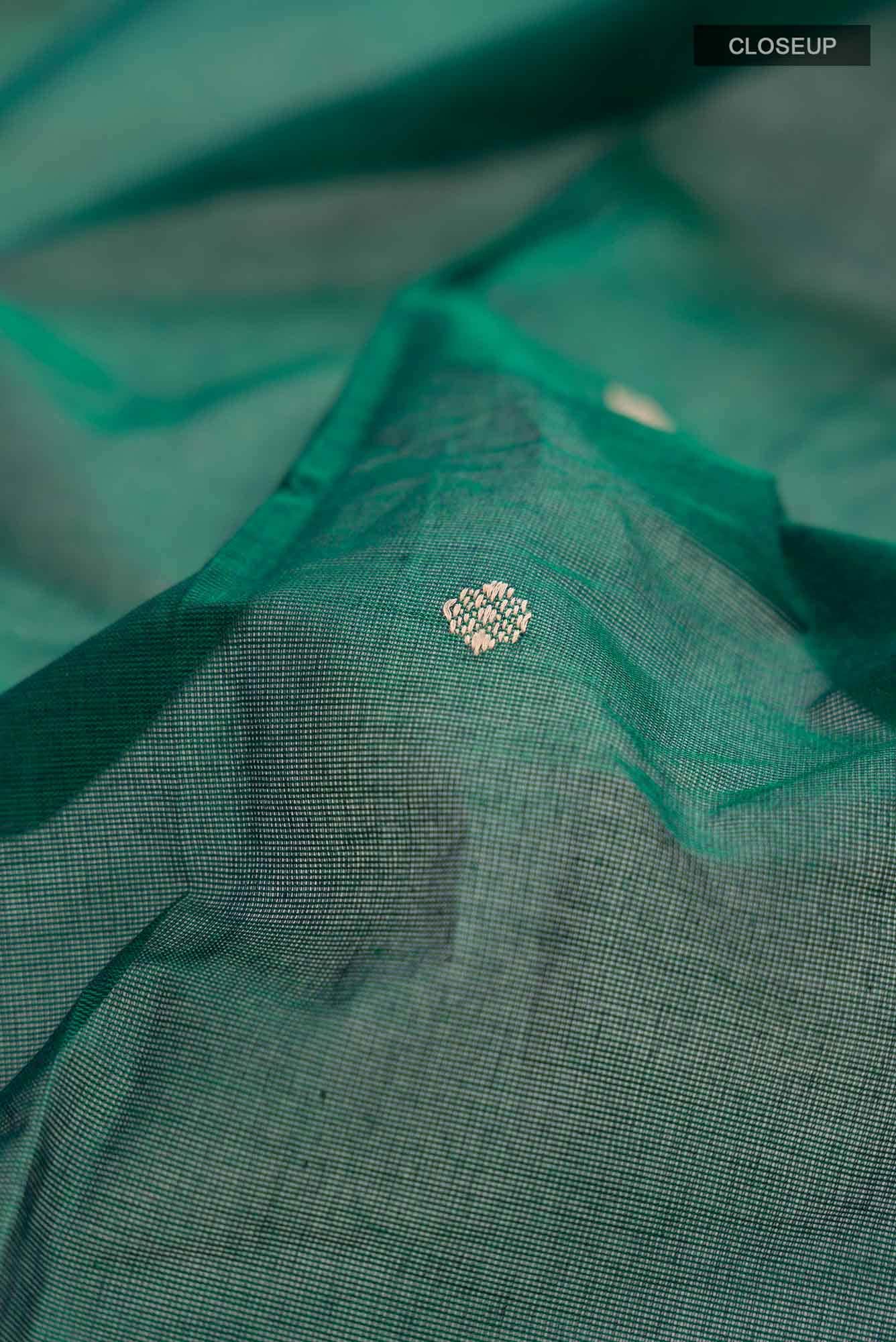 Green Kanchi Cotton Saree
