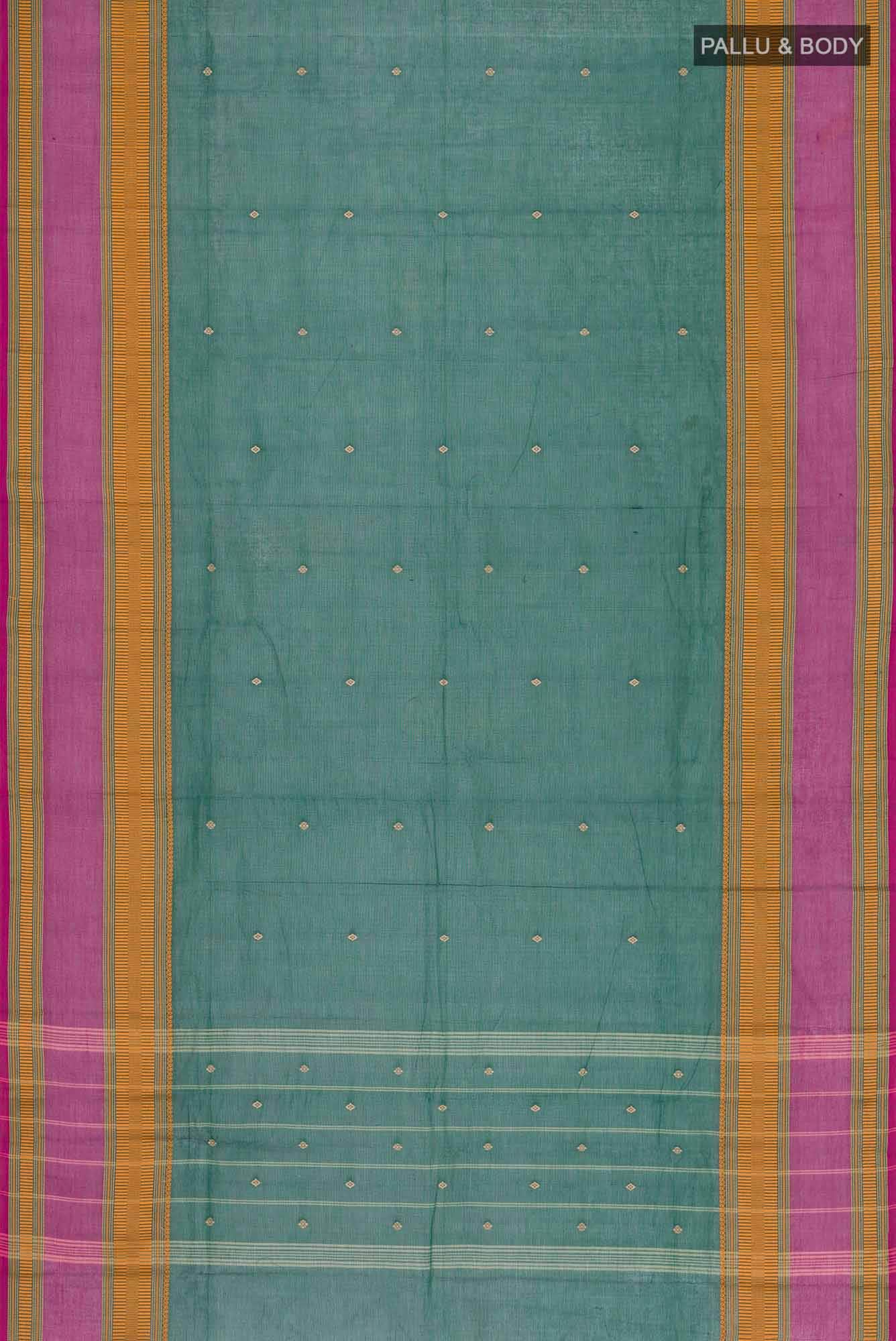 Green Kanchi Cotton Saree