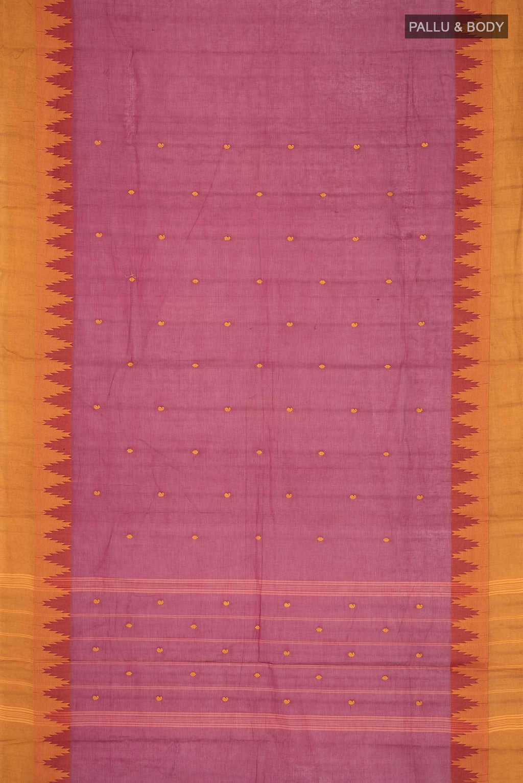 Pink Kanchi Cotton Saree