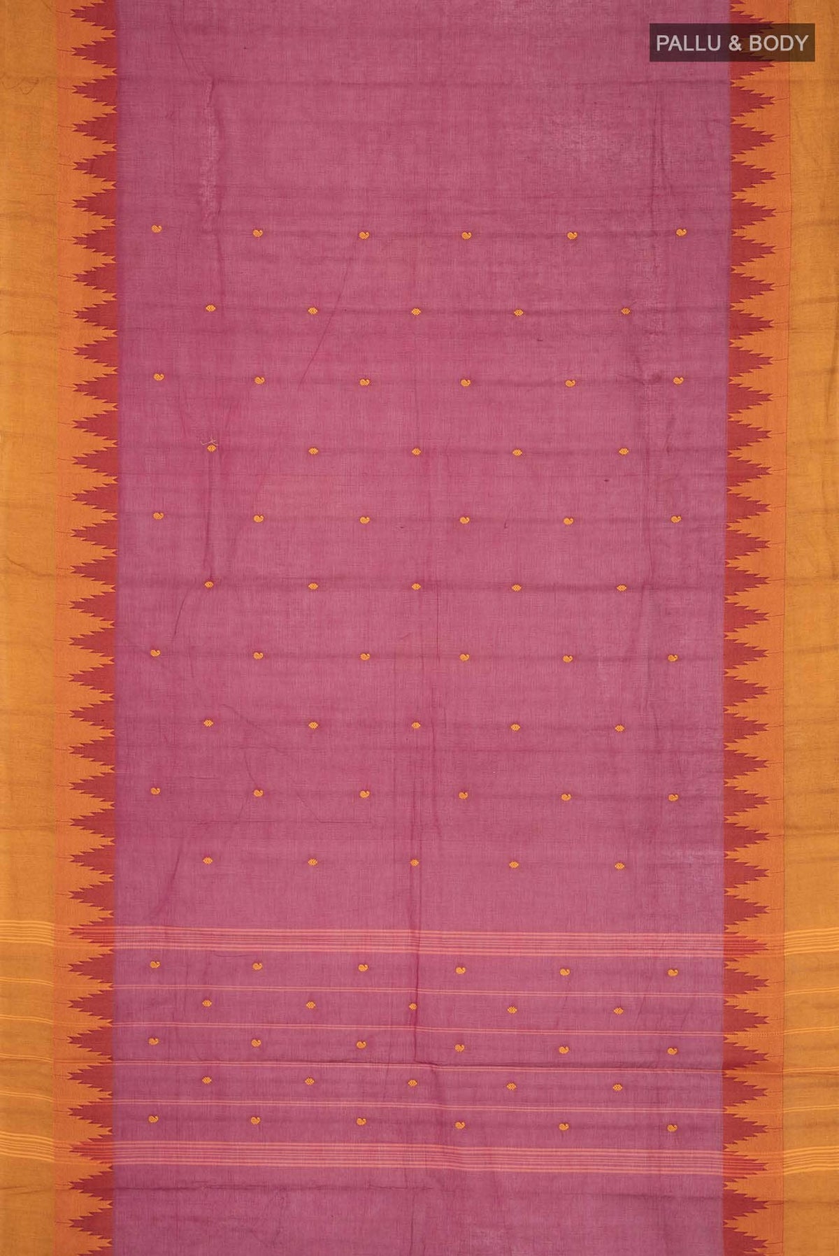Pink Kanchi Cotton Saree