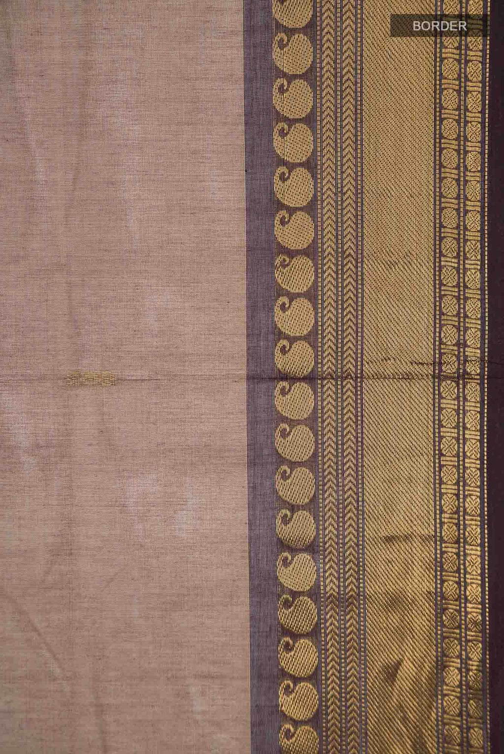 Brown Kanchi Cotton Saree