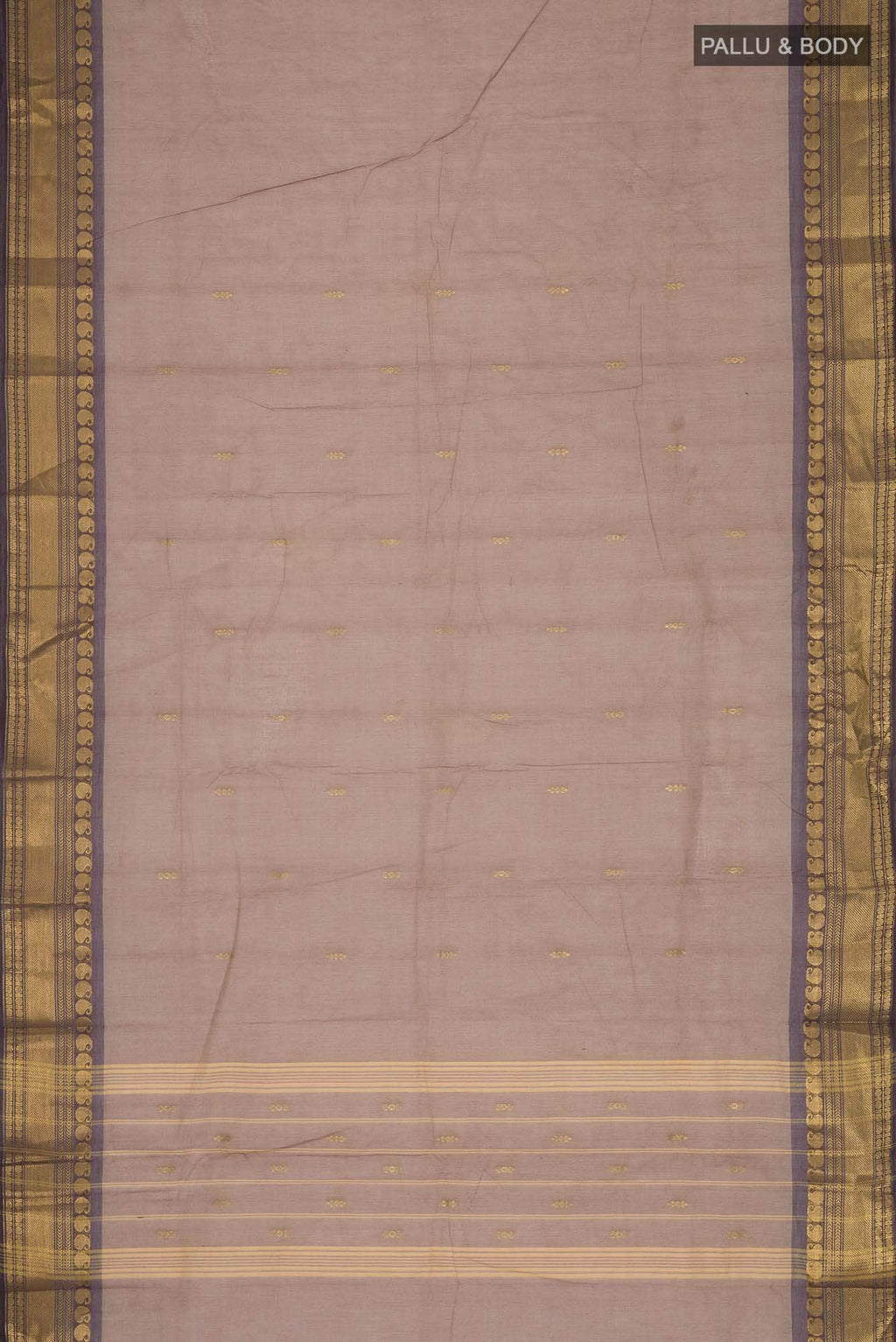 Brown Kanchi Cotton Saree