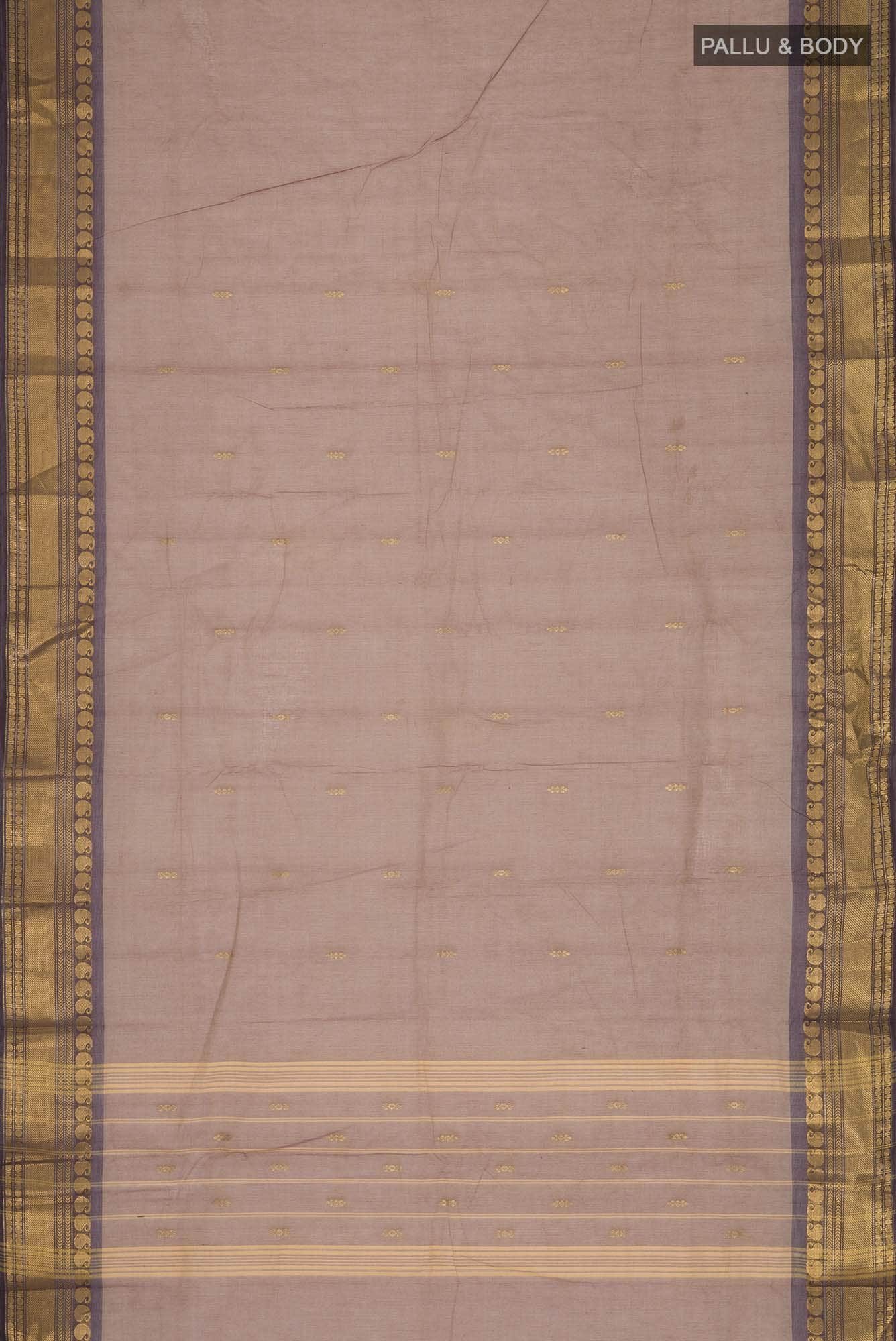 Brown Kanchi Cotton Saree