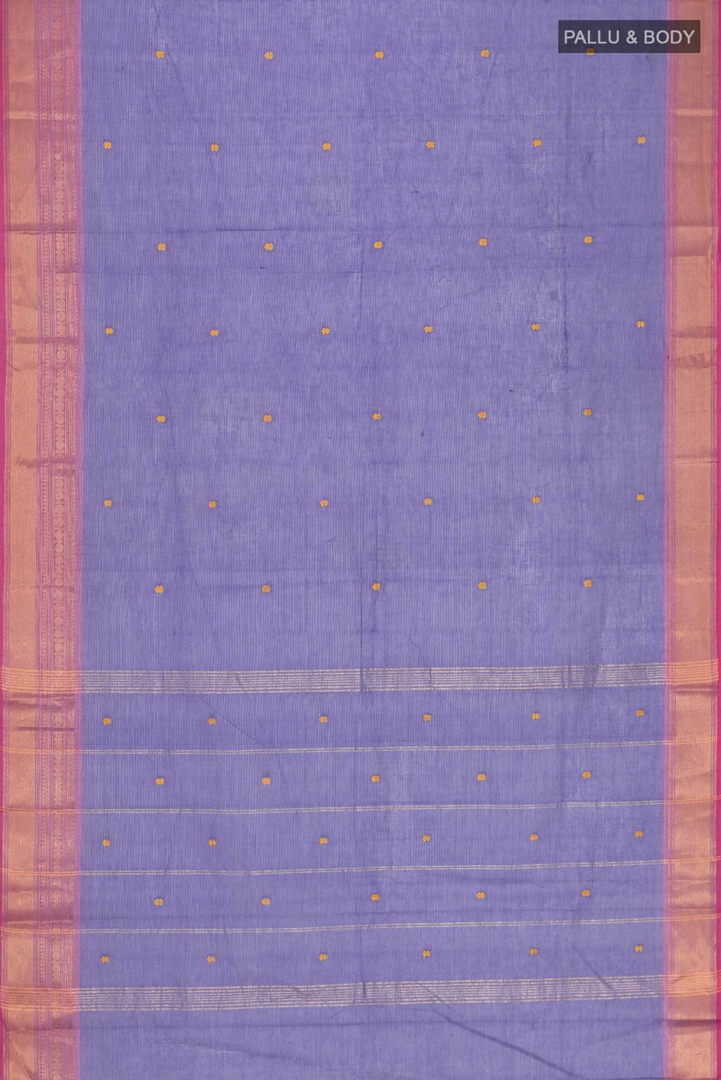 Blue Kanchi Cotton Saree