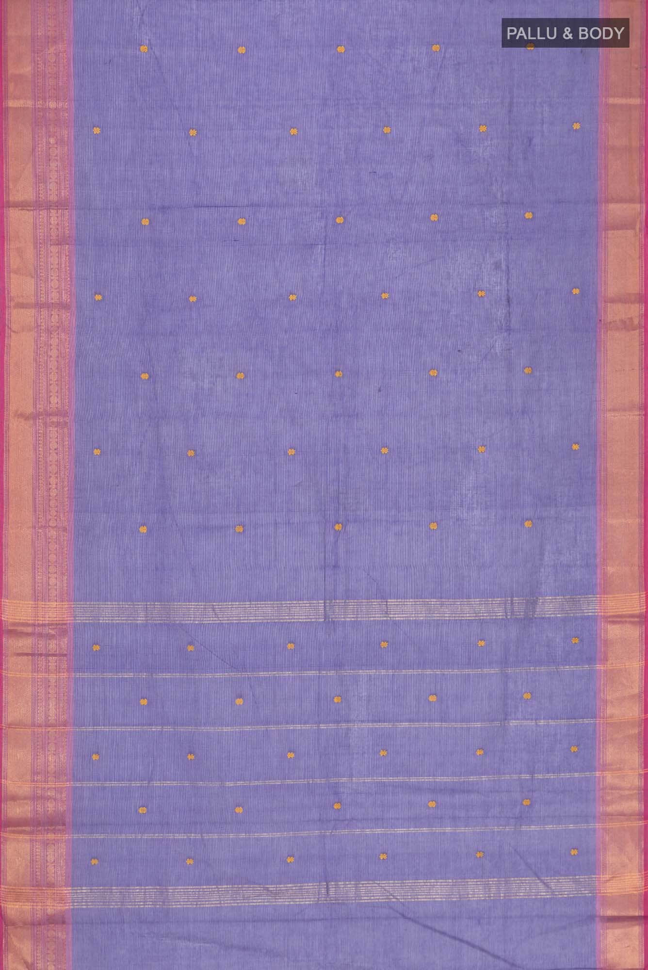 Blue Kanchi Cotton Saree