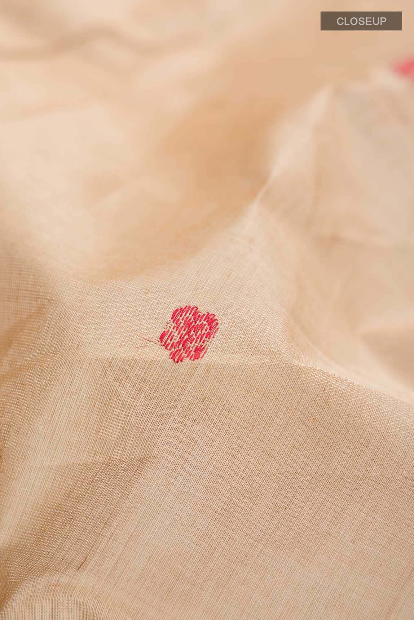 Beige Kanchi Cotton Saree