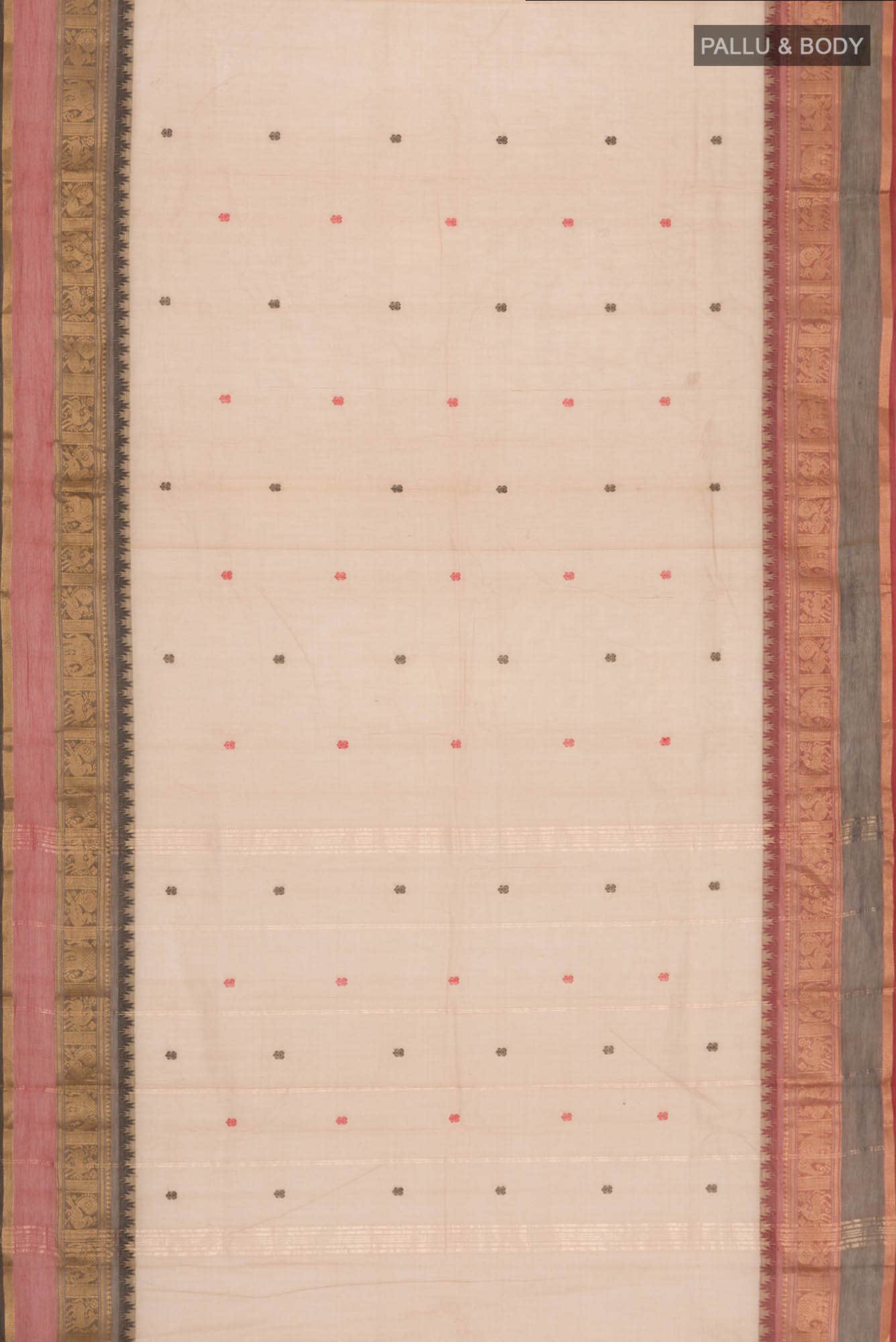 Beige Kanchi Cotton Saree