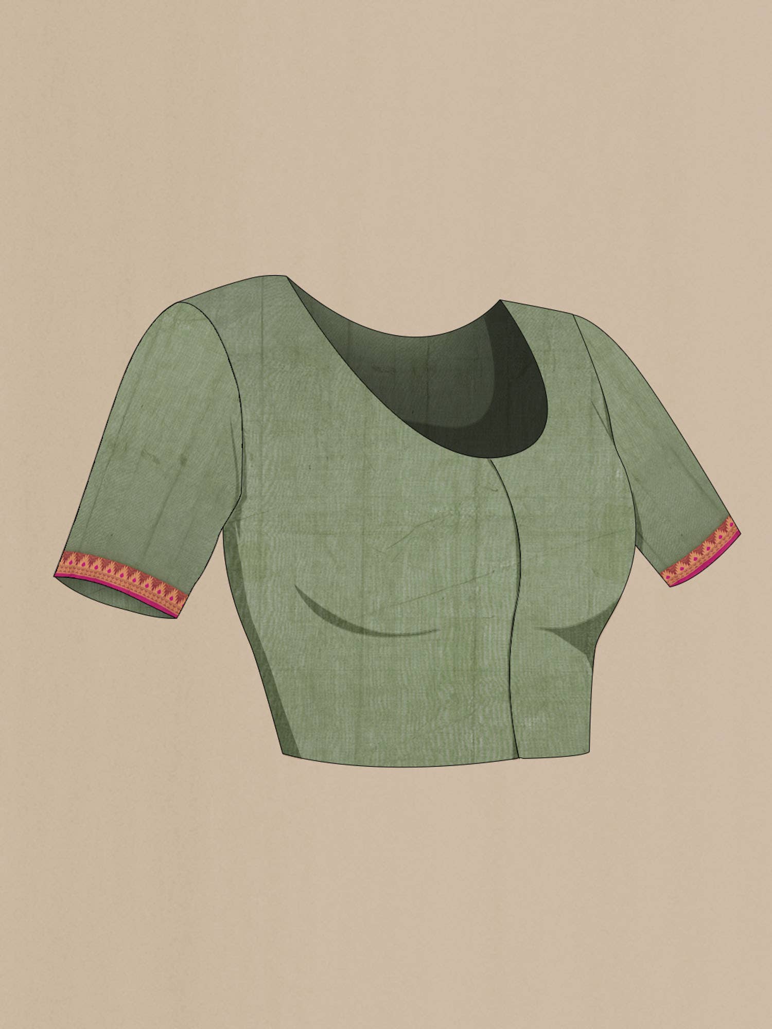 Green Kanchi Cotton Saree
