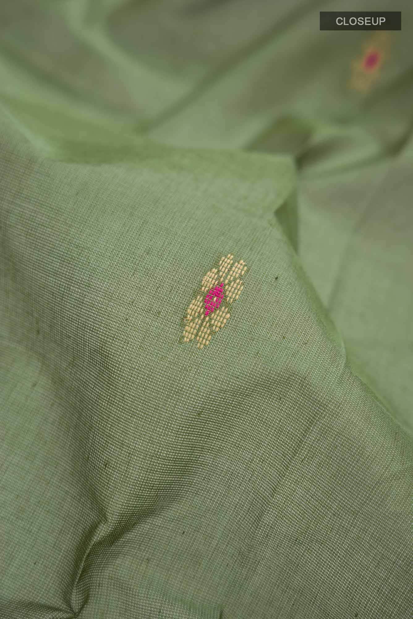 Green Kanchi Cotton Saree