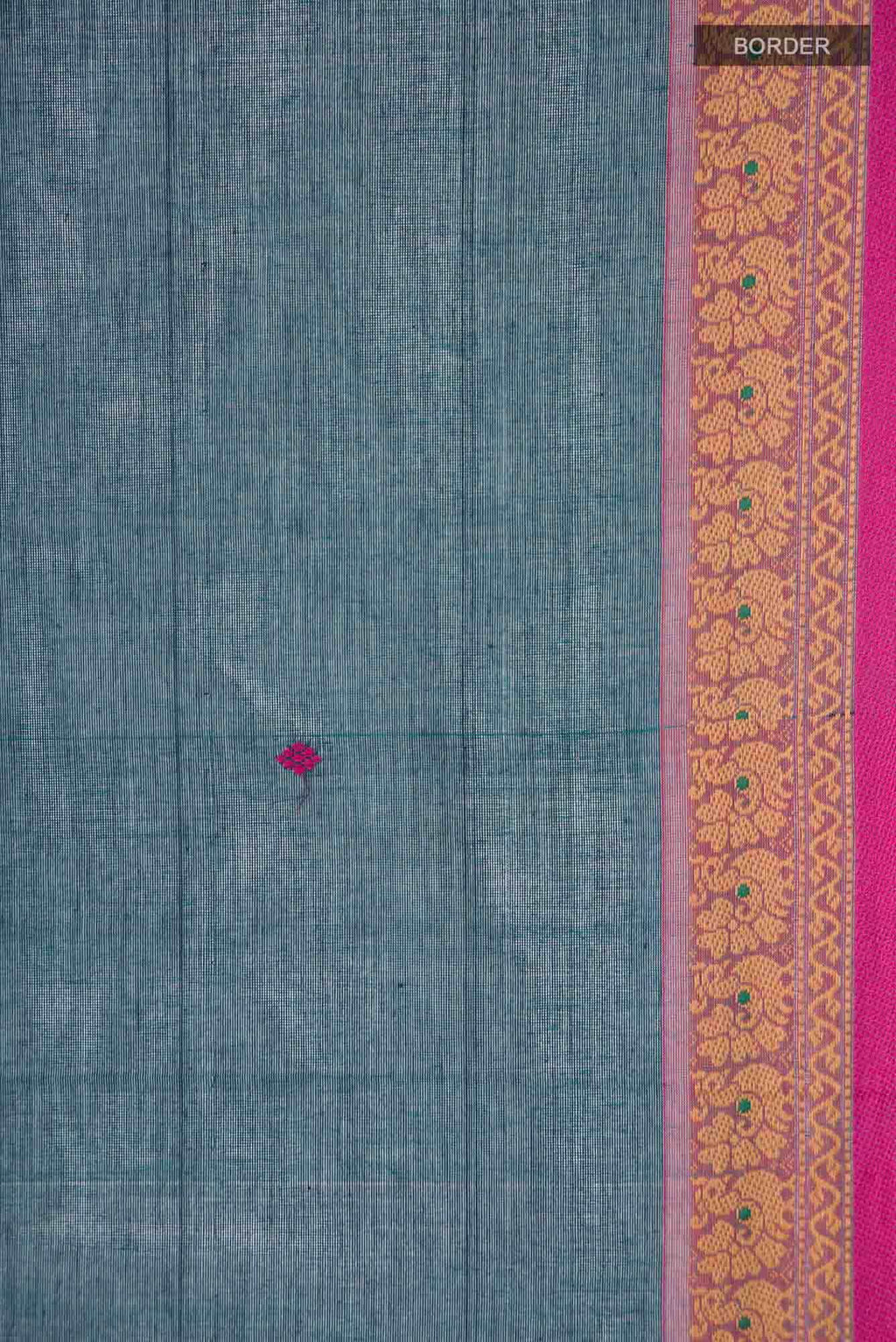 Blue Kanchi Cotton Saree