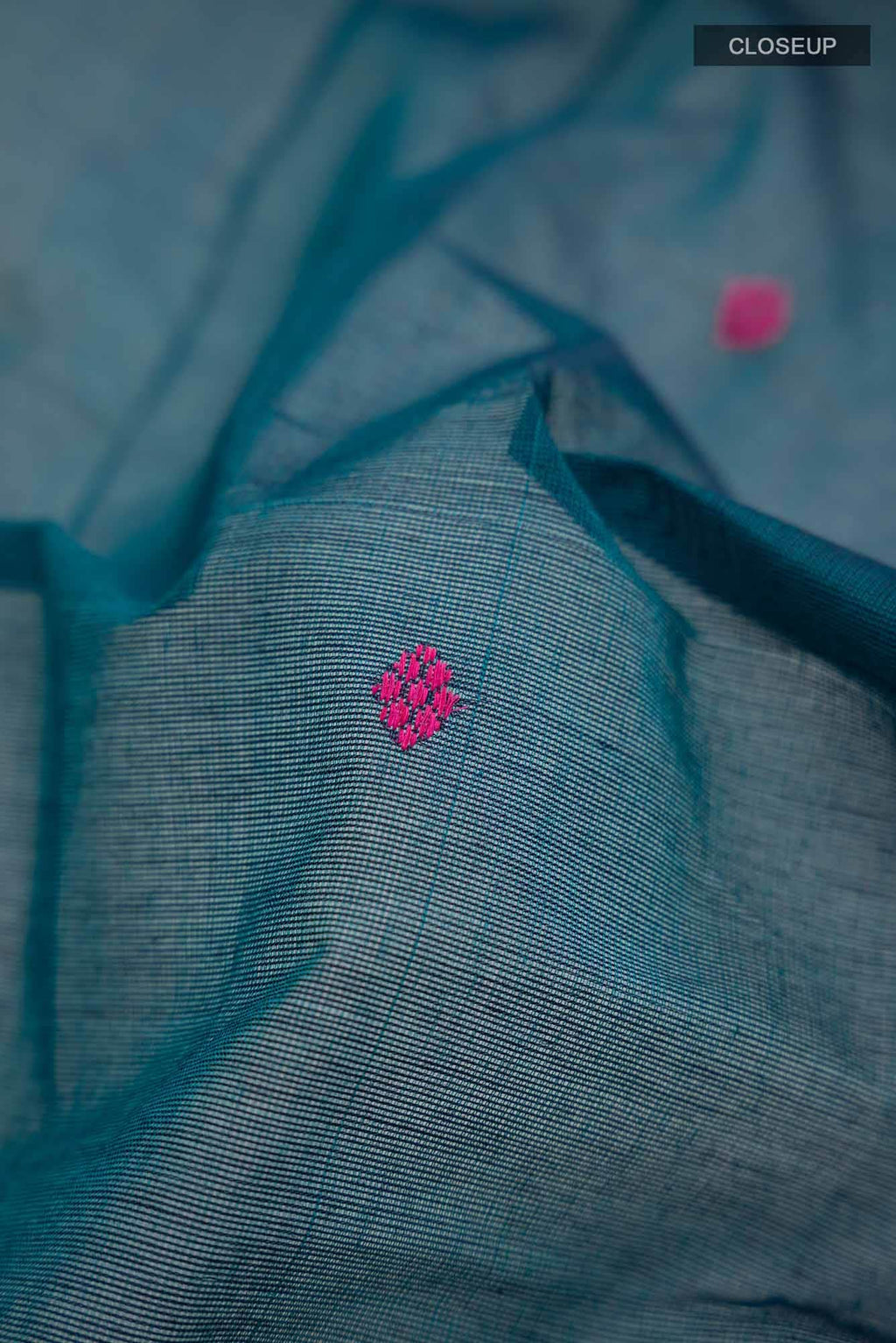Blue Kanchi Cotton Saree