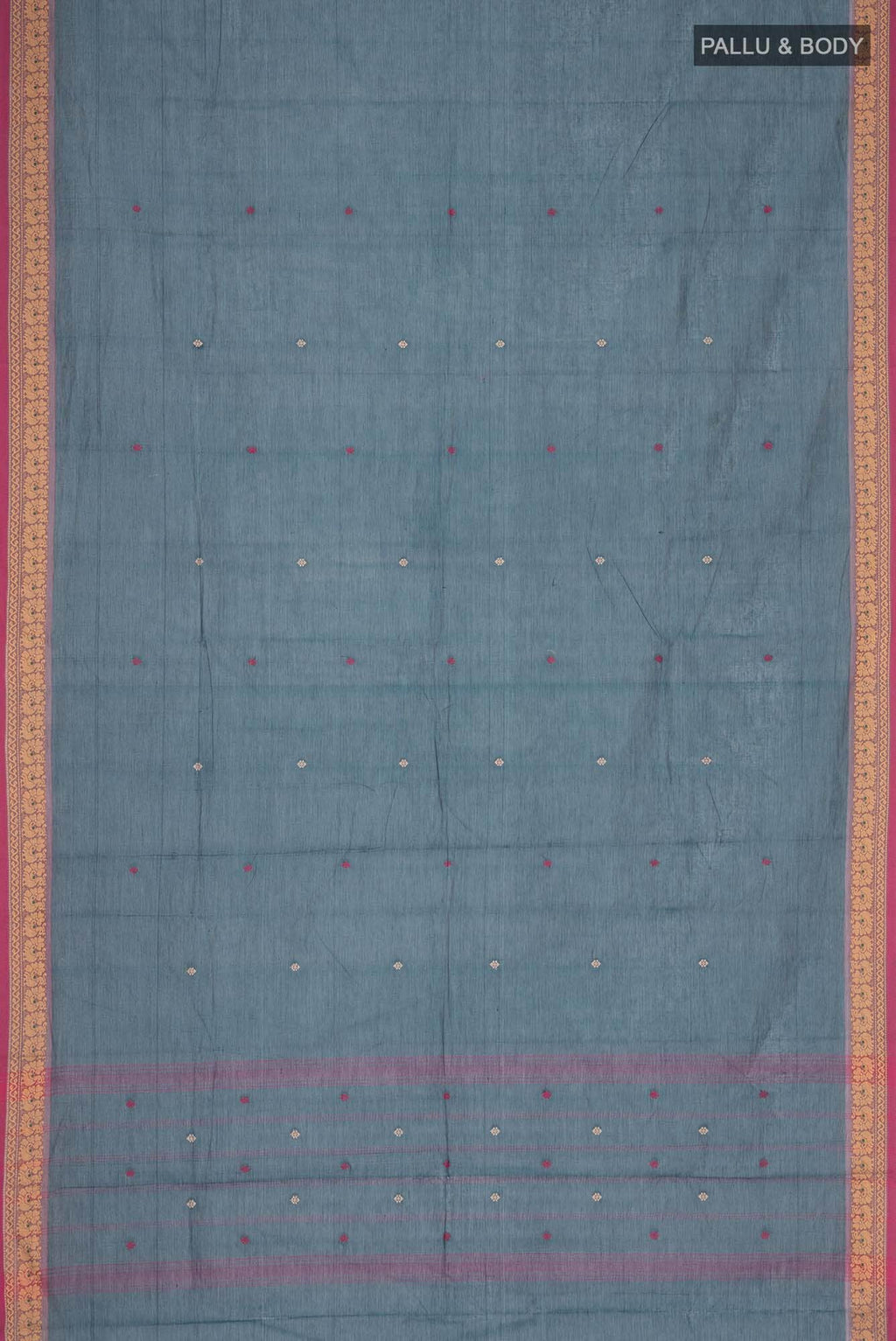 Blue Kanchi Cotton Saree