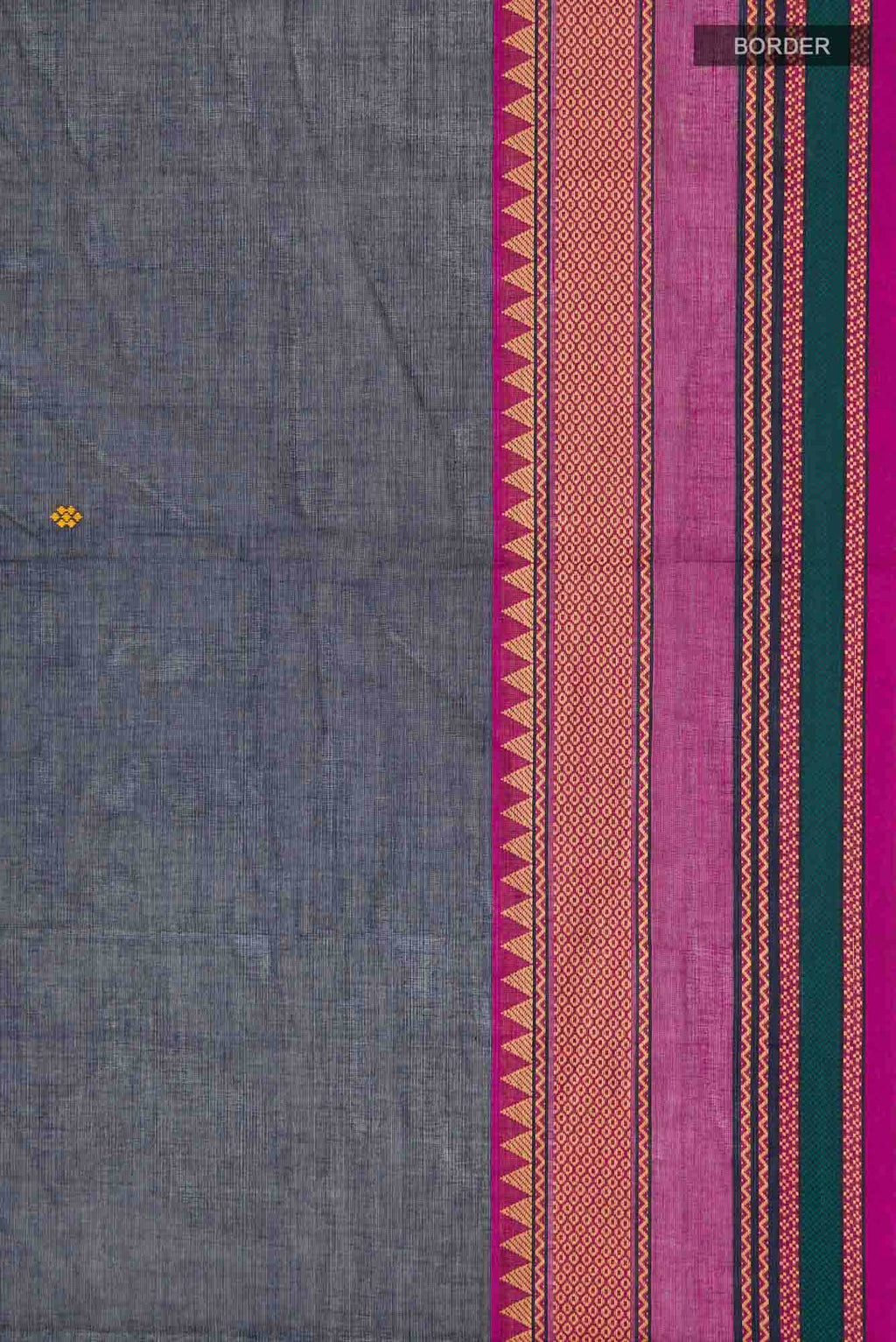 Navy Blue Kanchi Cotton Saree