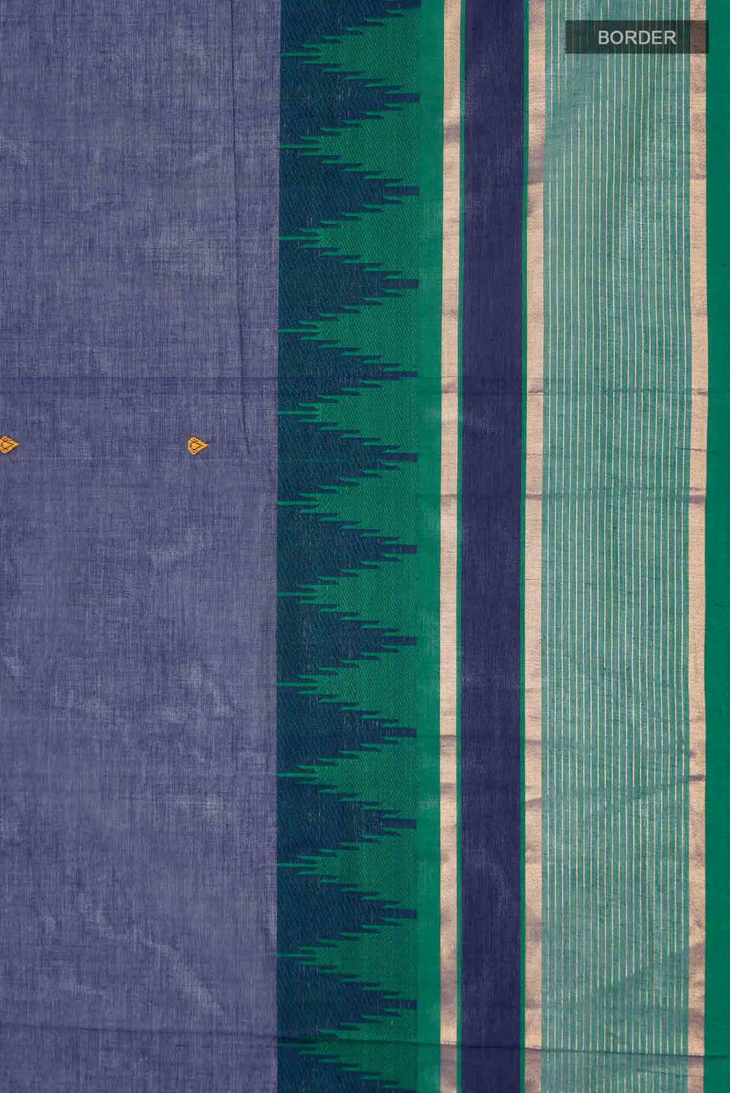 Blue Kanchi Cotton Saree