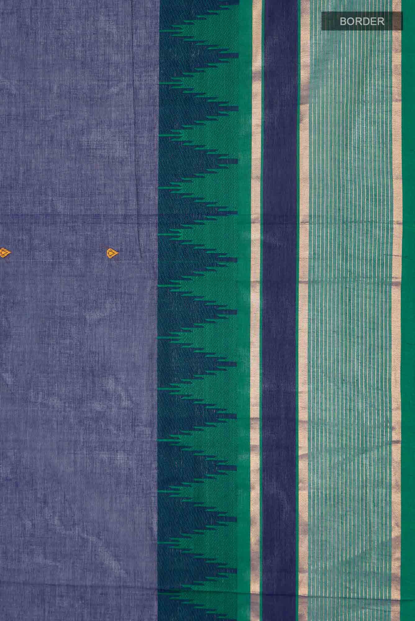 Blue Kanchi Cotton Saree