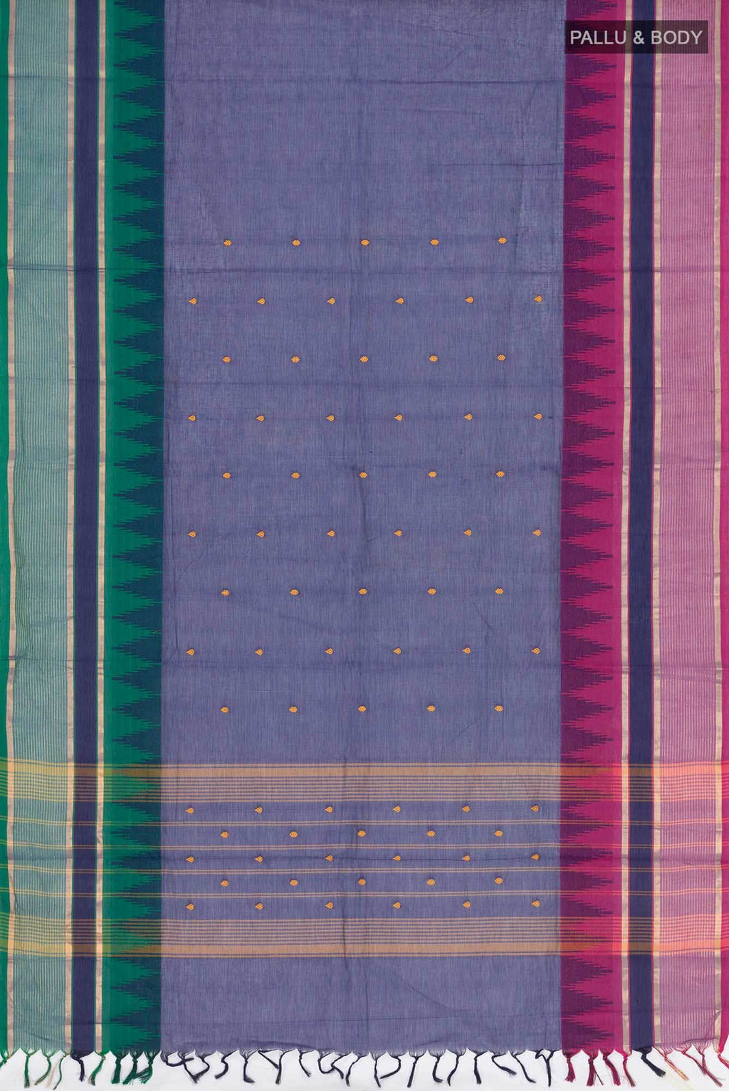 Blue Kanchi Cotton Saree