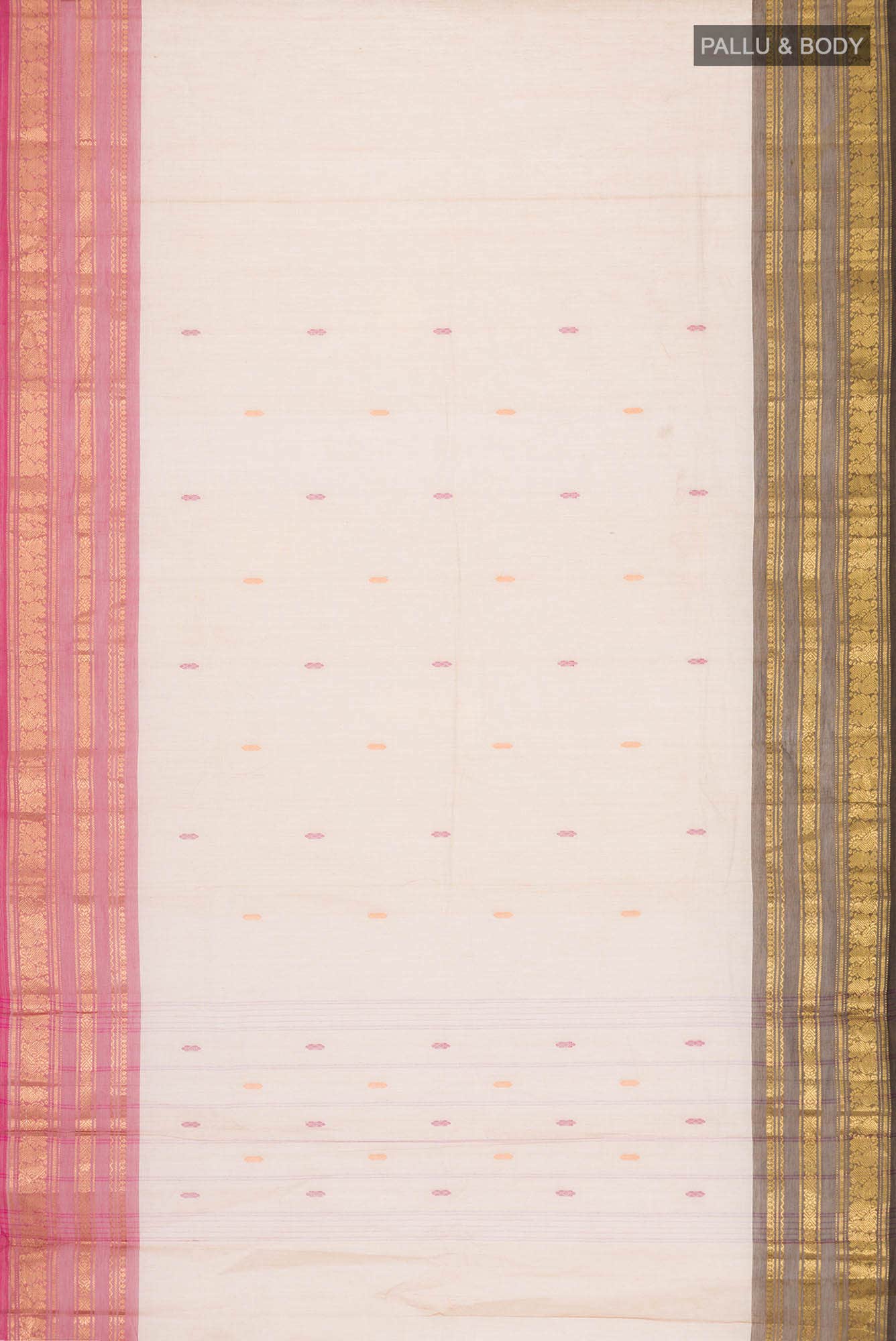 Beige Kanchi Cotton Saree