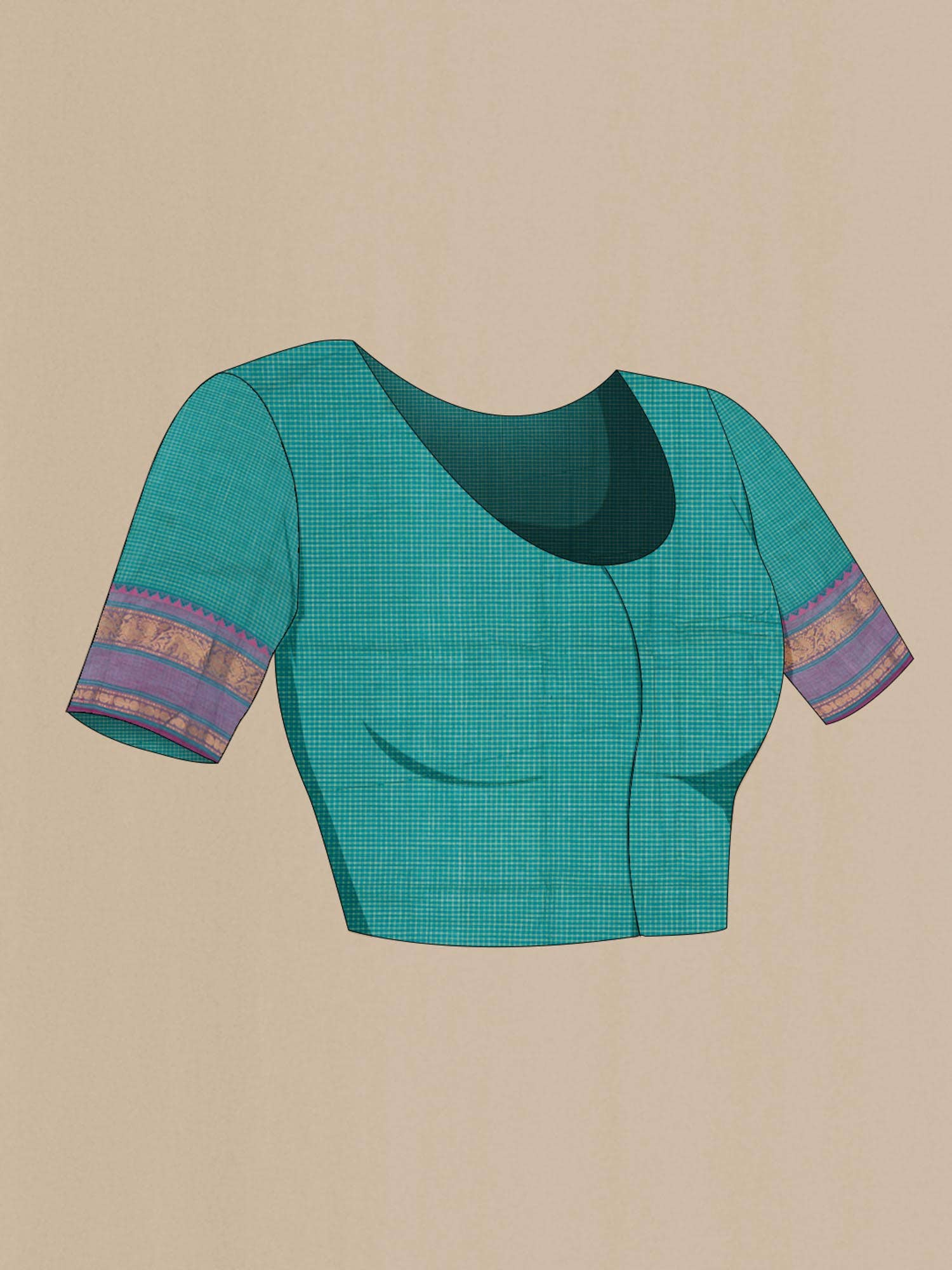 Green Kanchi Cotton Saree