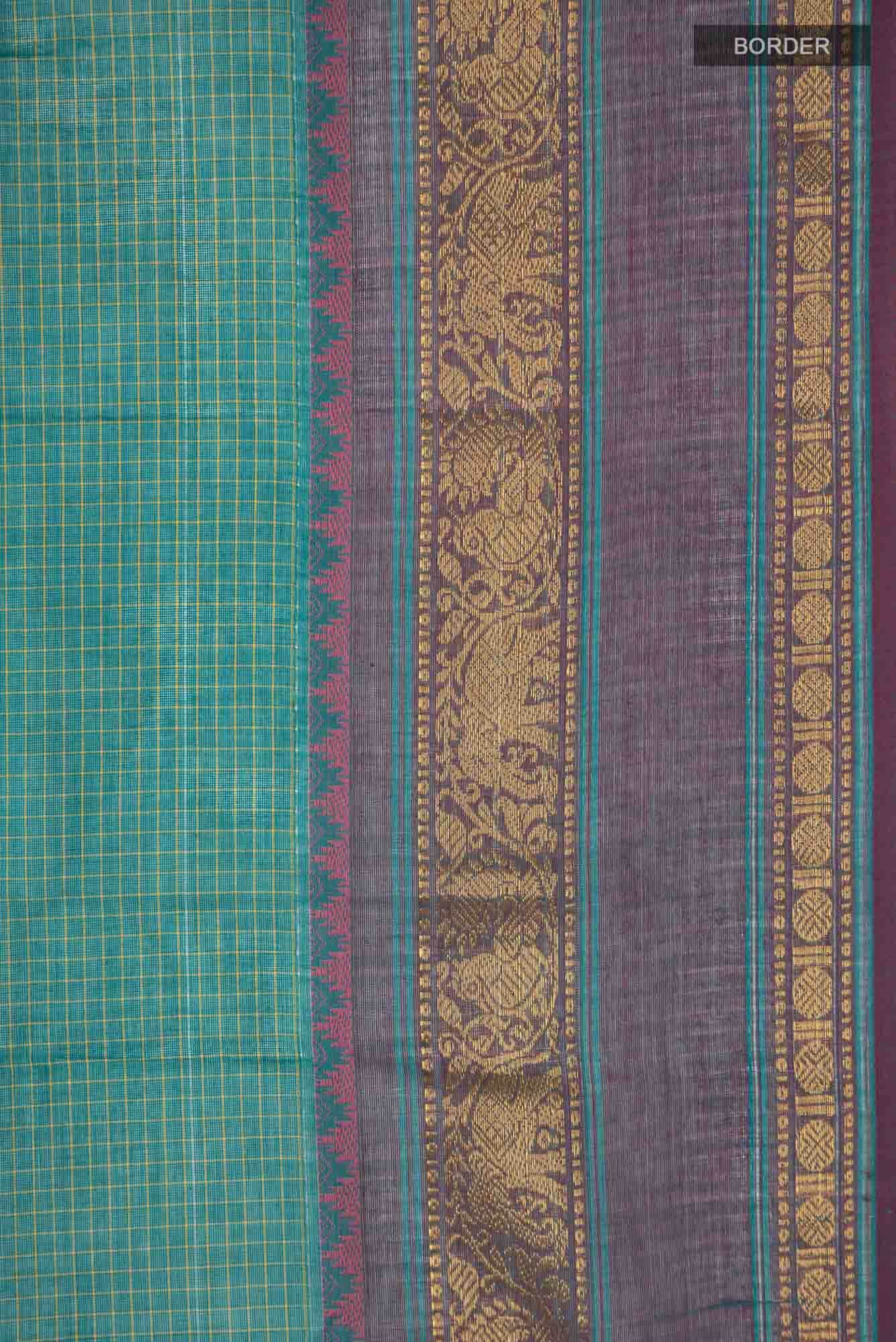 Green Kanchi Cotton Saree