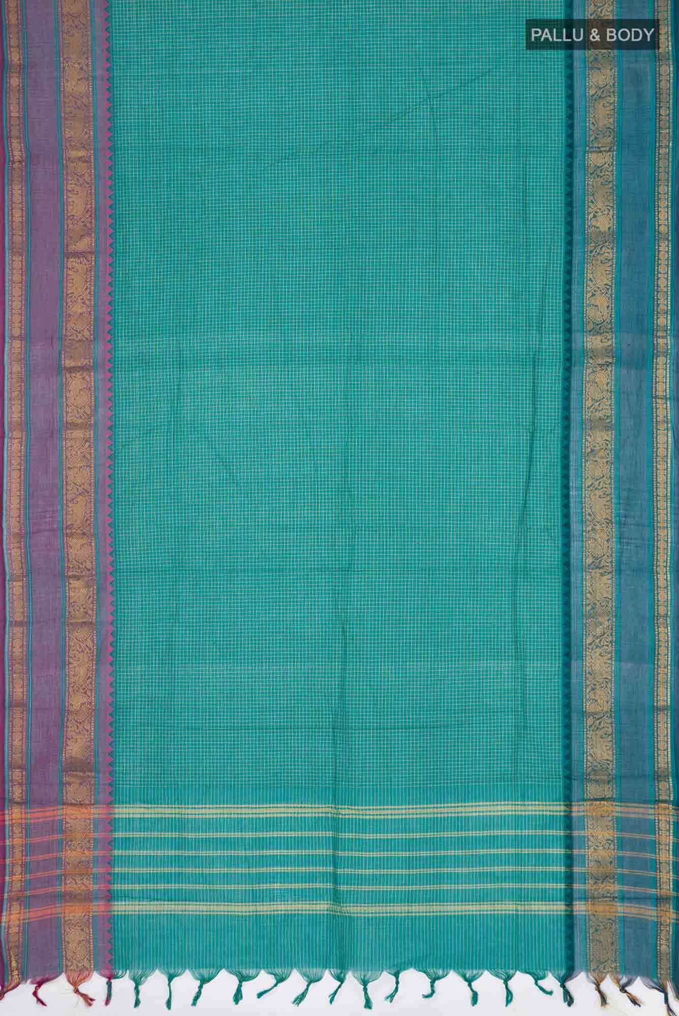 Green Kanchi Cotton Saree