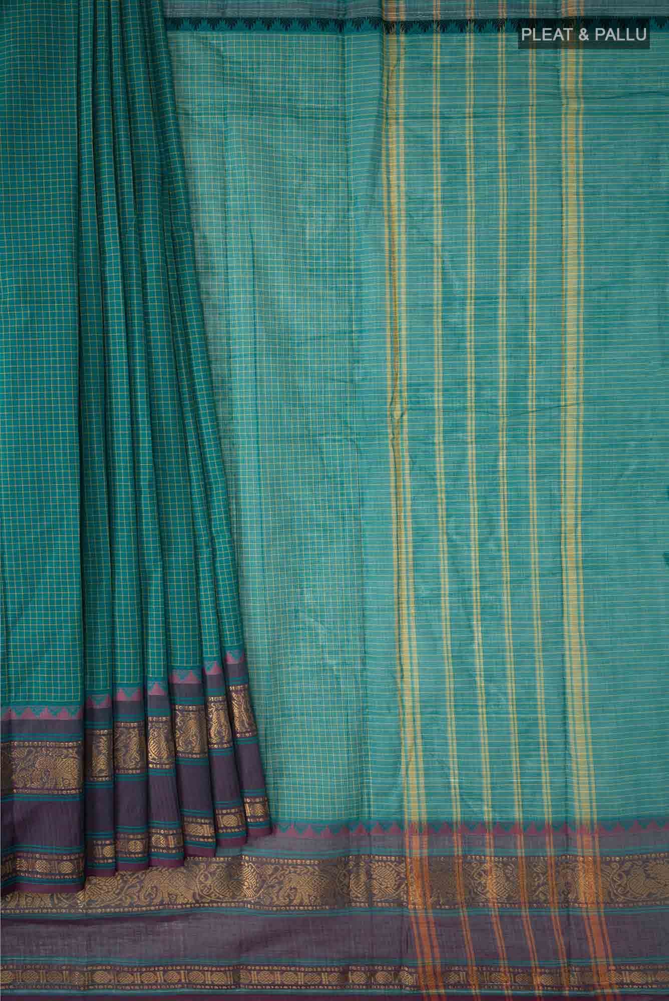 Green Kanchi Cotton Saree