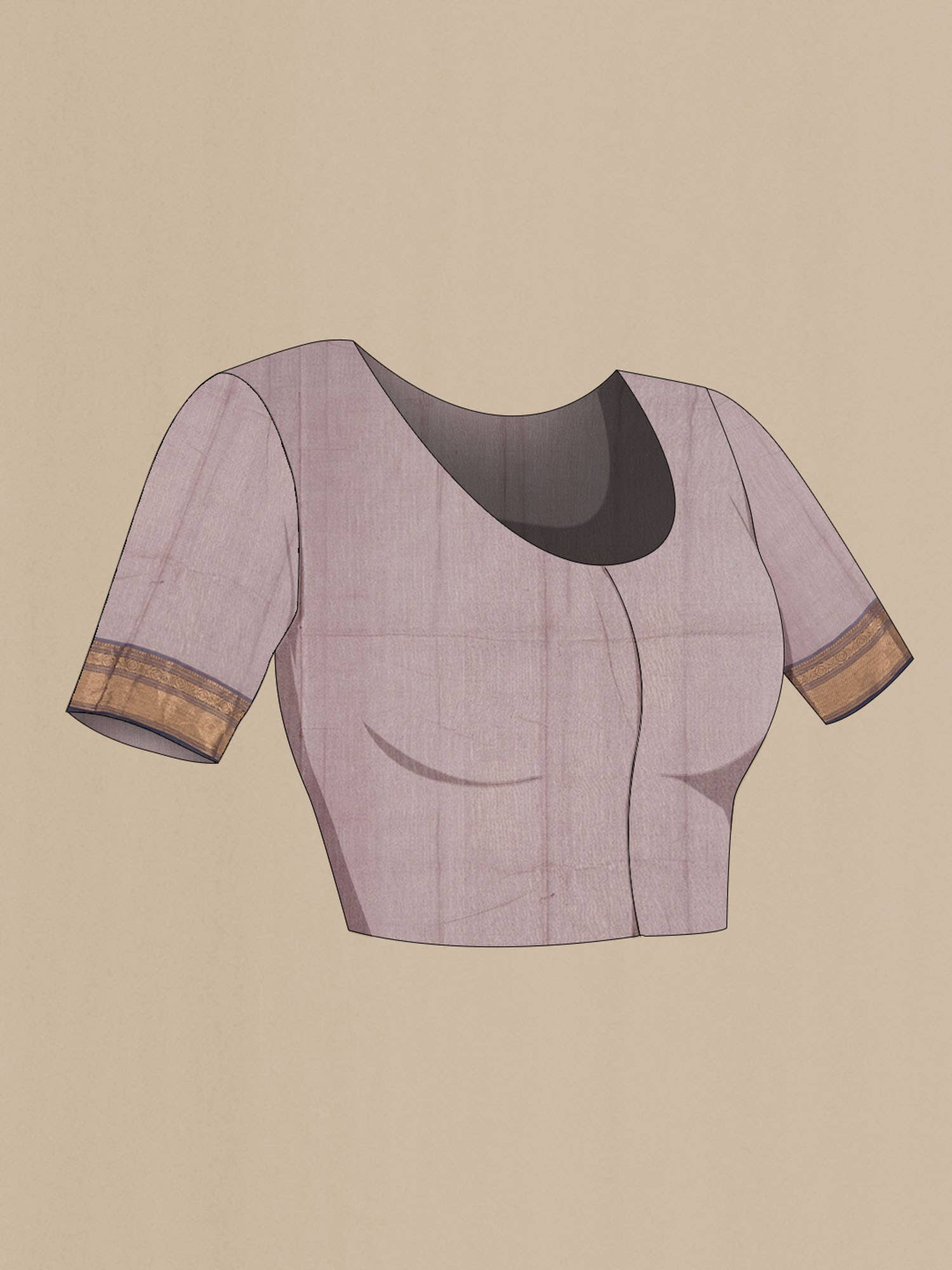 Brown Kanchi Cotton Saree