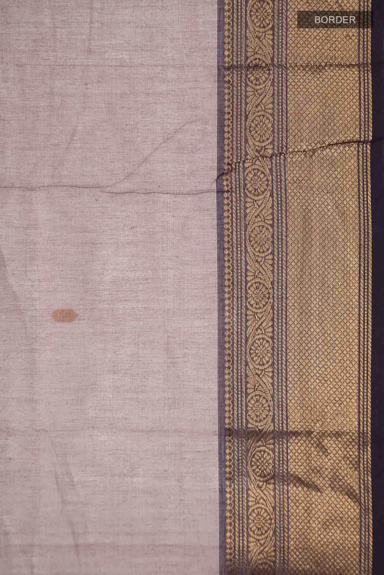 Brown Kanchi Cotton Saree