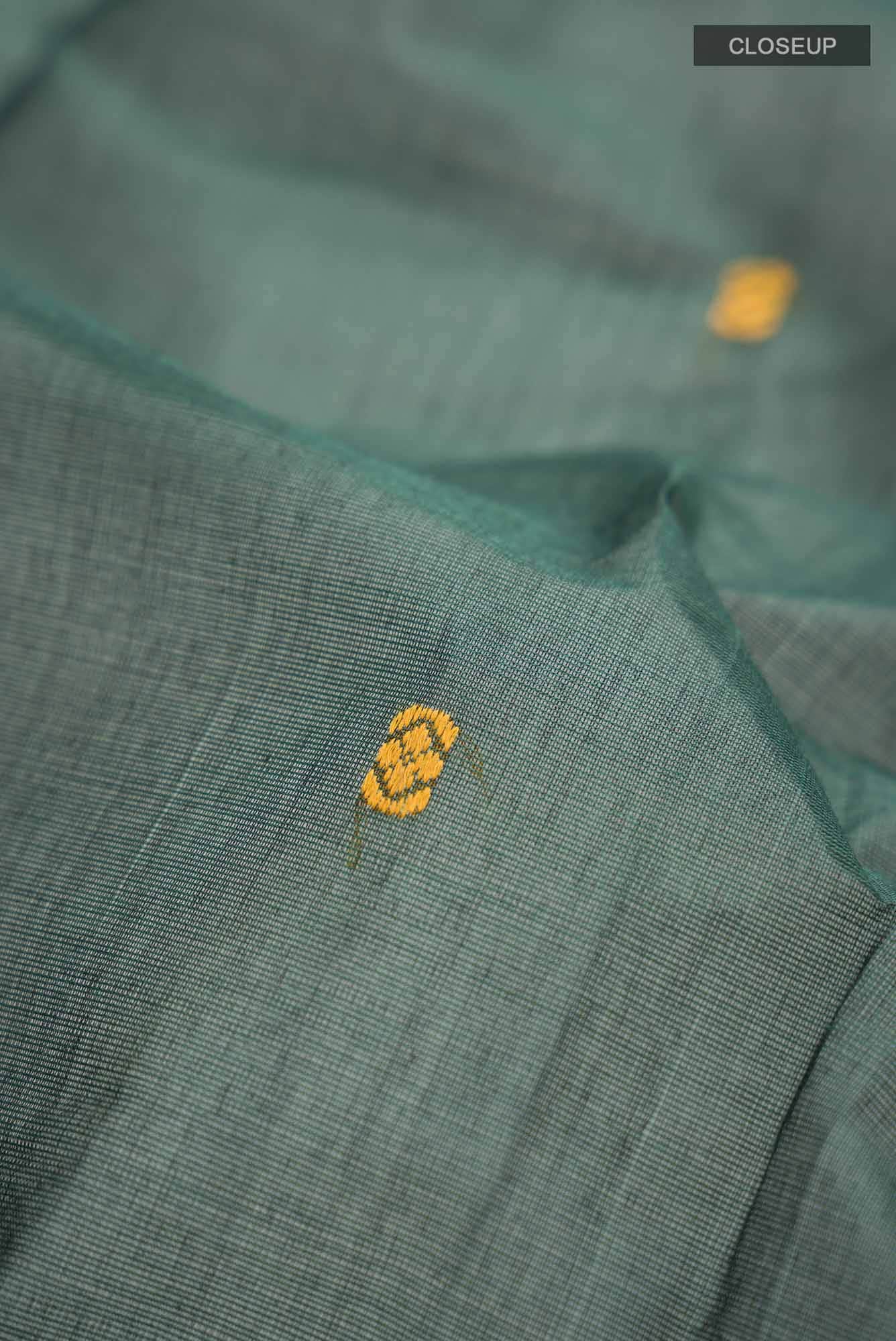 Green Kanchi Cotton Saree